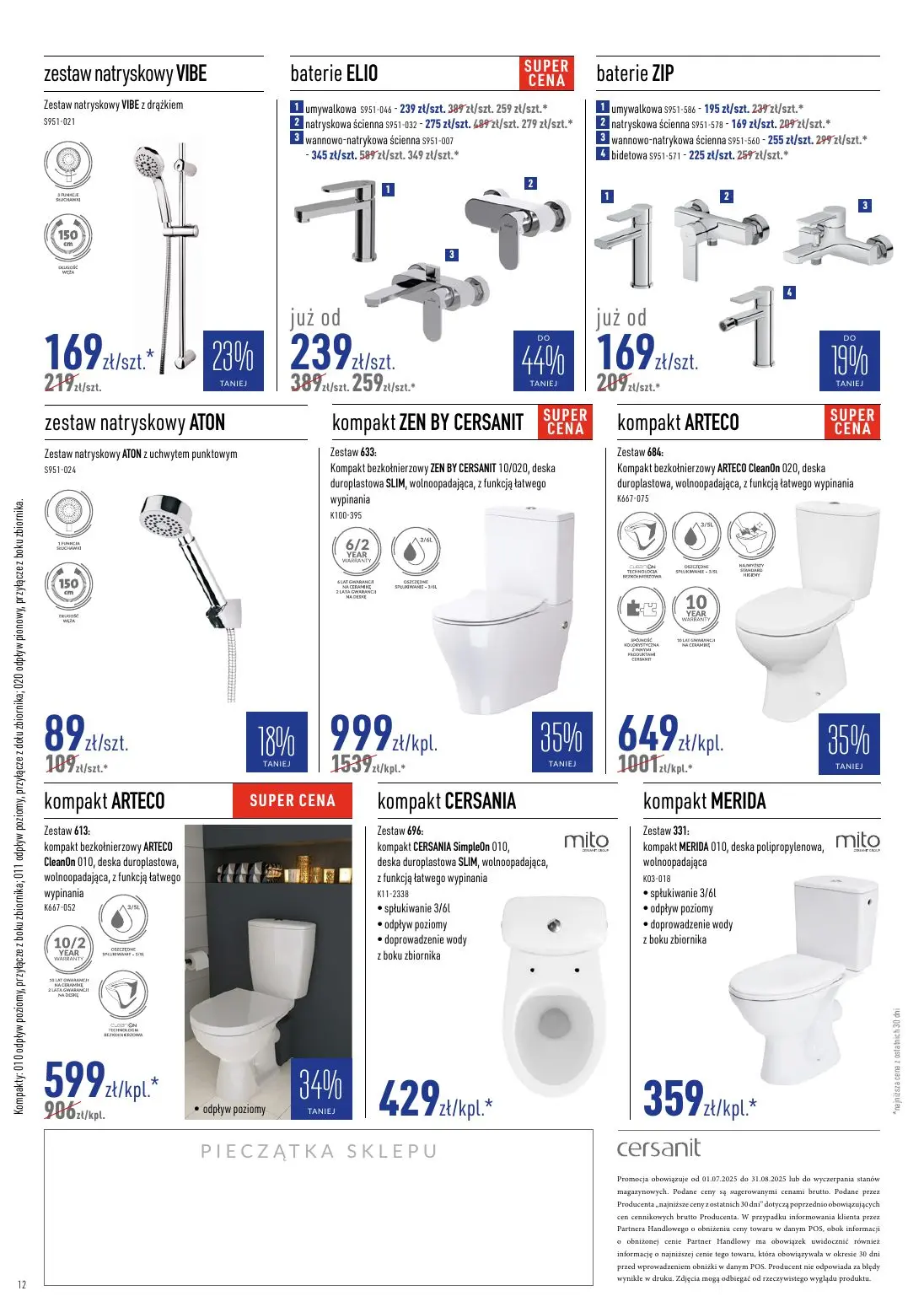 gazetka promocyjna Cersanit Moc promocji - Strona 12