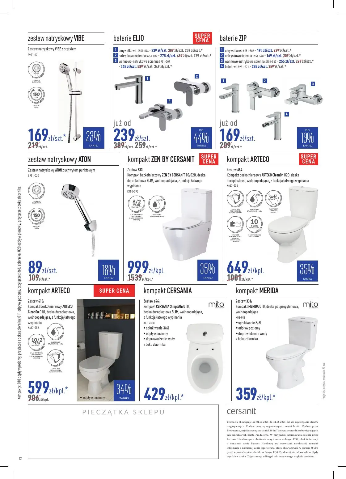 gazetka promocyjna Cersanit Moc promocji - Strona 12