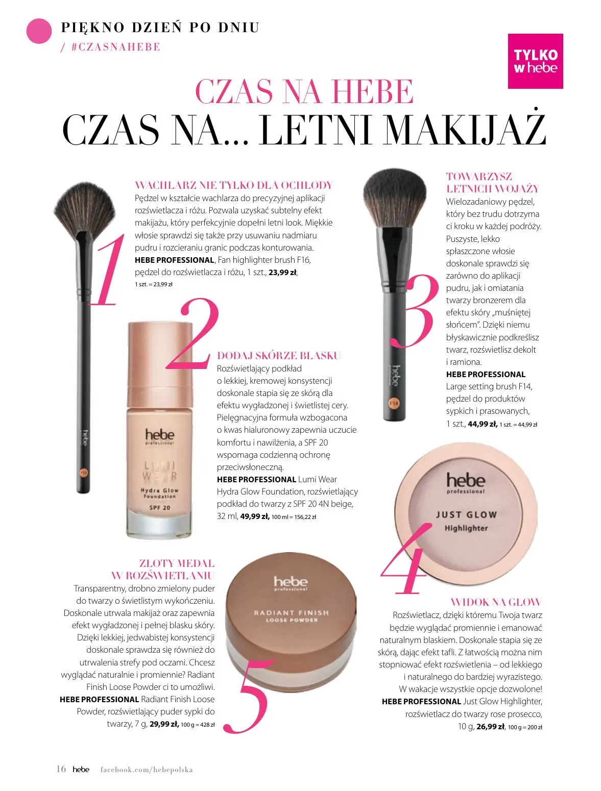 gazetka promocyjna hebe Moje piękne letnie wakacje - Strona 16