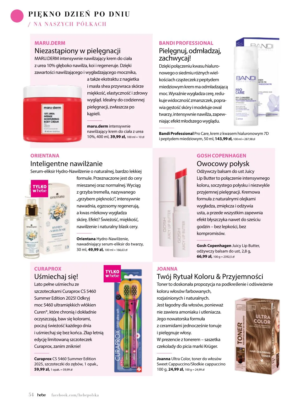 gazetka promocyjna hebe Moje piękne letnie wakacje - Strona 54