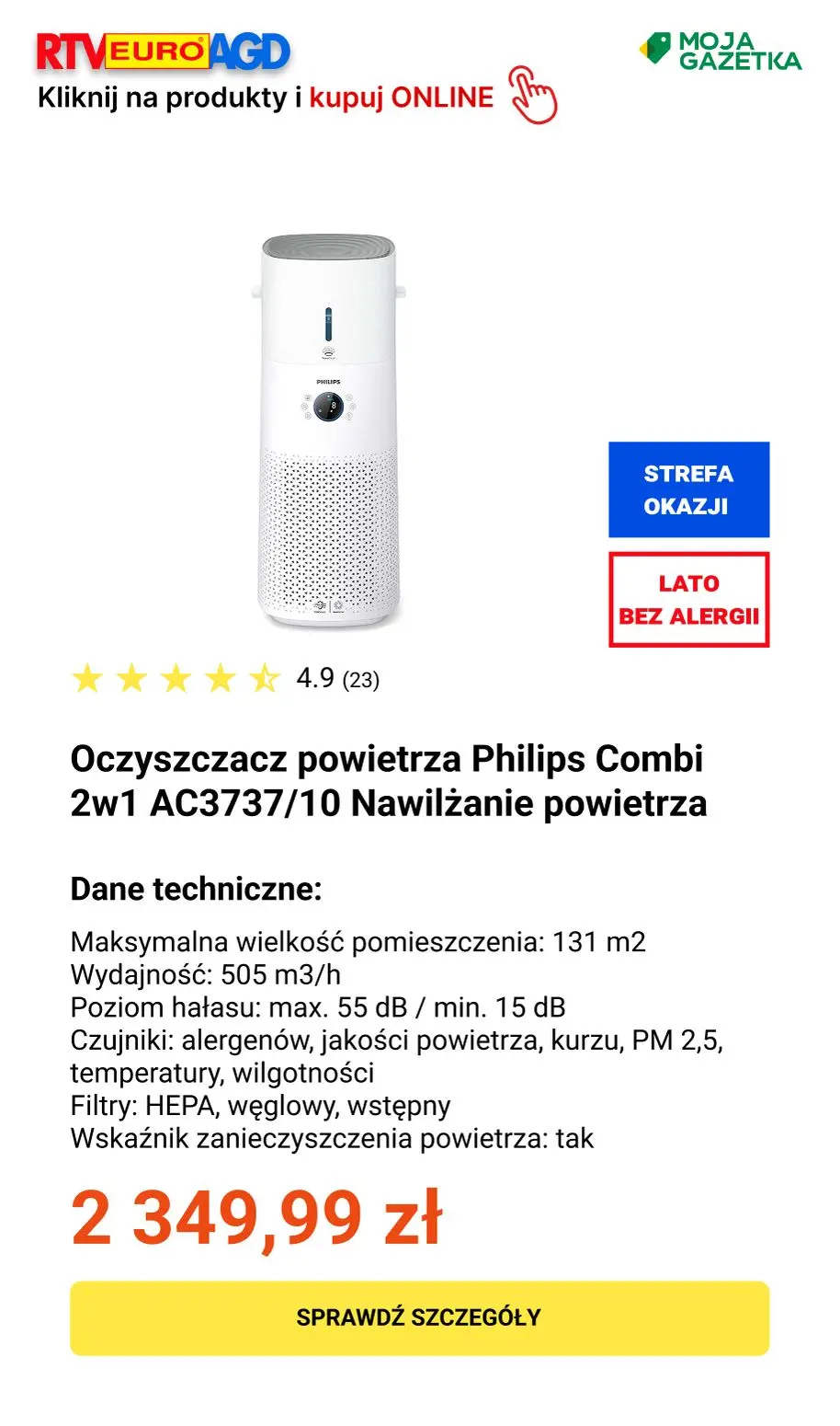 gazetka promocyjna RTV EURO AGD Lato bez alergii - Strona 8