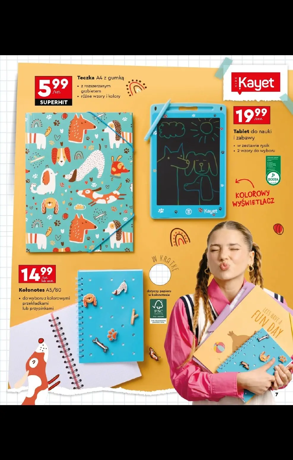 gazetka promocyjna Biedronka Złap zajawkę na wyprawkę - Strona 7