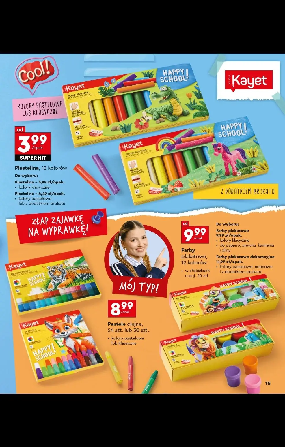 gazetka promocyjna Biedronka Złap zajawkę na wyprawkę - Strona 15