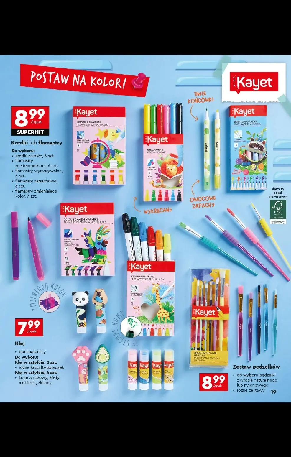 gazetka promocyjna Biedronka Złap zajawkę na wyprawkę - Strona 19