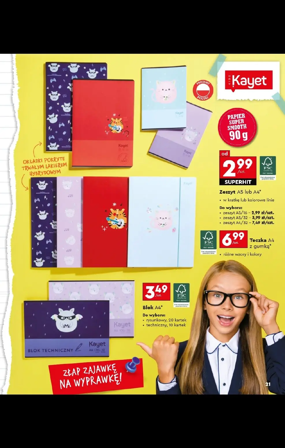 gazetka promocyjna Biedronka Złap zajawkę na wyprawkę - Strona 21