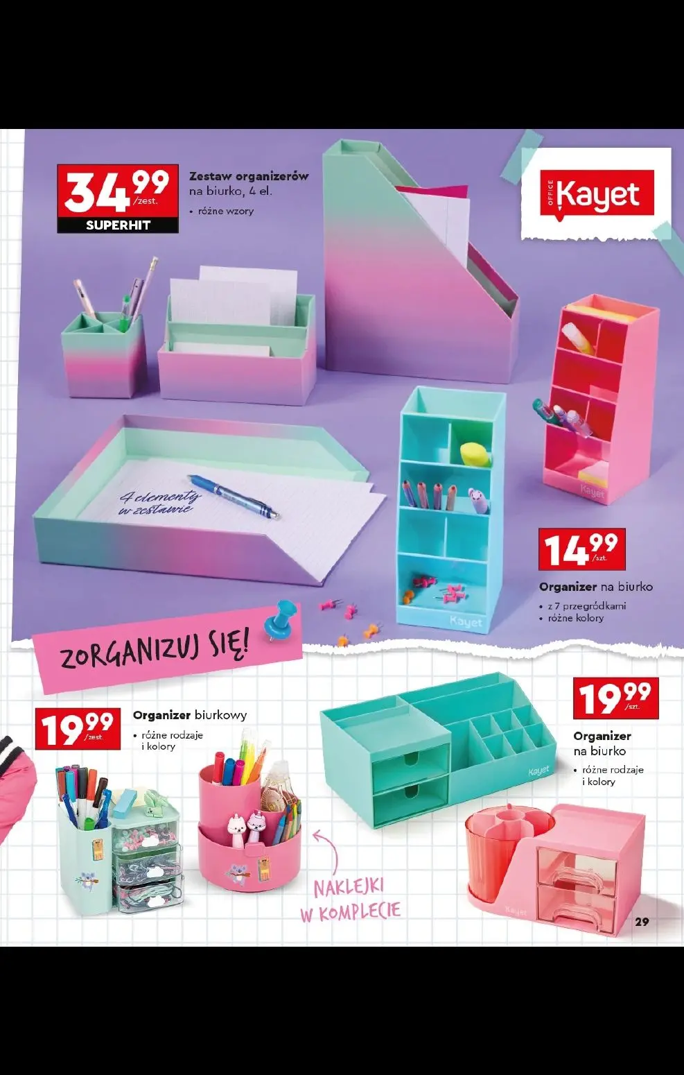 gazetka promocyjna Biedronka Złap zajawkę na wyprawkę - Strona 29