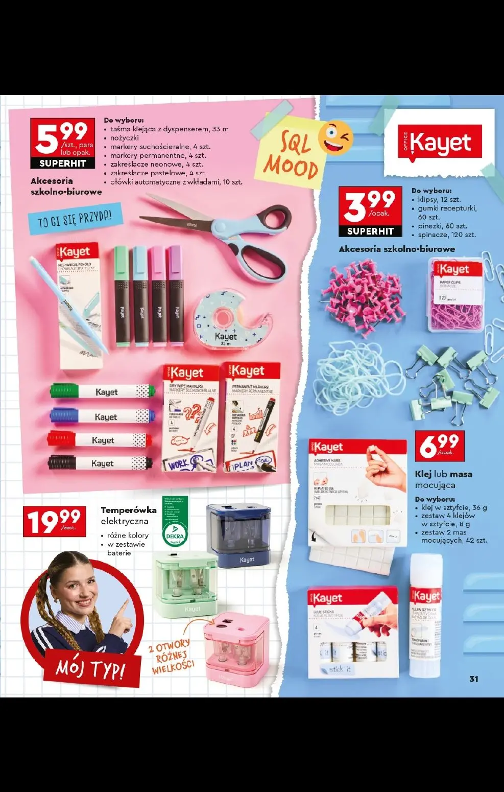gazetka promocyjna Biedronka Złap zajawkę na wyprawkę - Strona 31