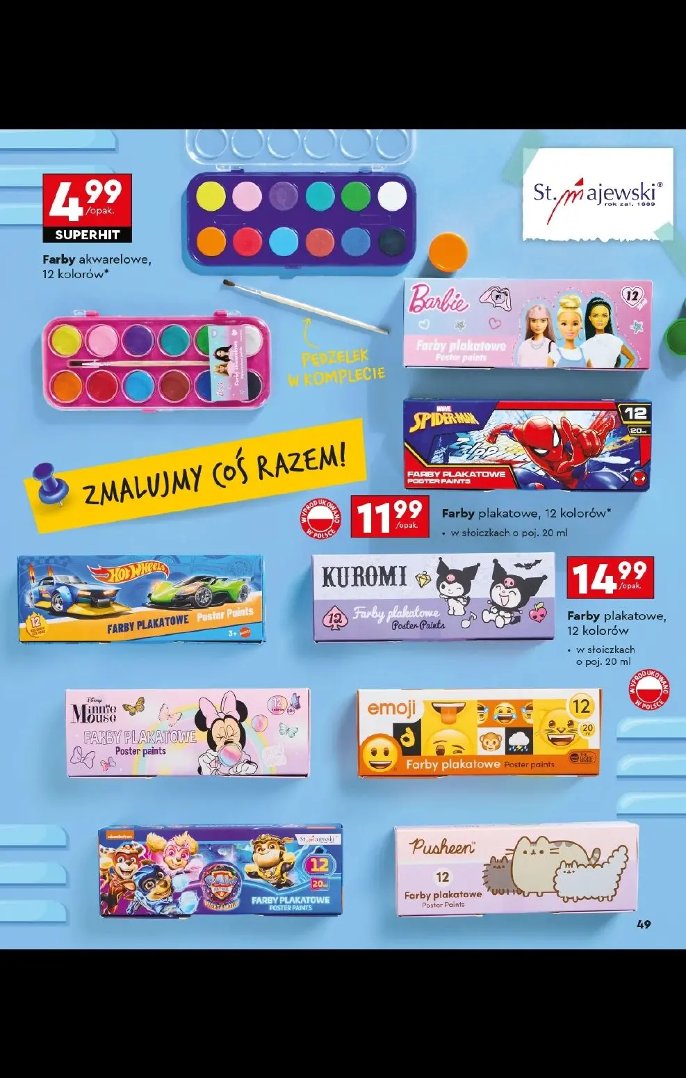 gazetka promocyjna Biedronka Złap zajawkę na wyprawkę - Strona 49