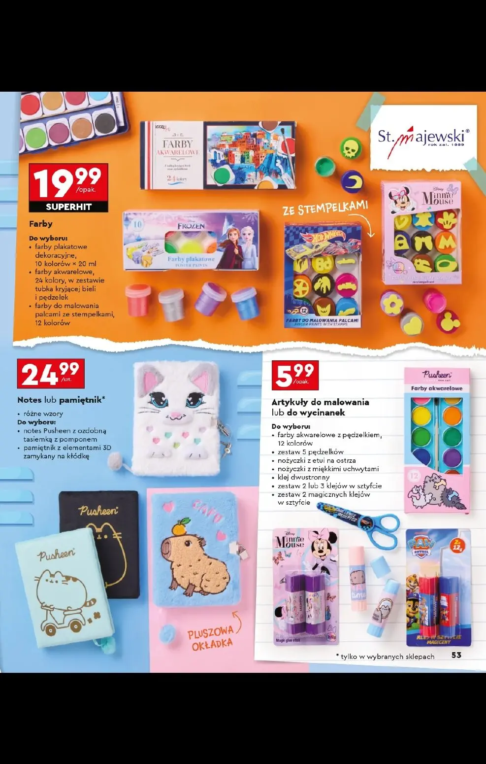 gazetka promocyjna Biedronka Złap zajawkę na wyprawkę - Strona 53