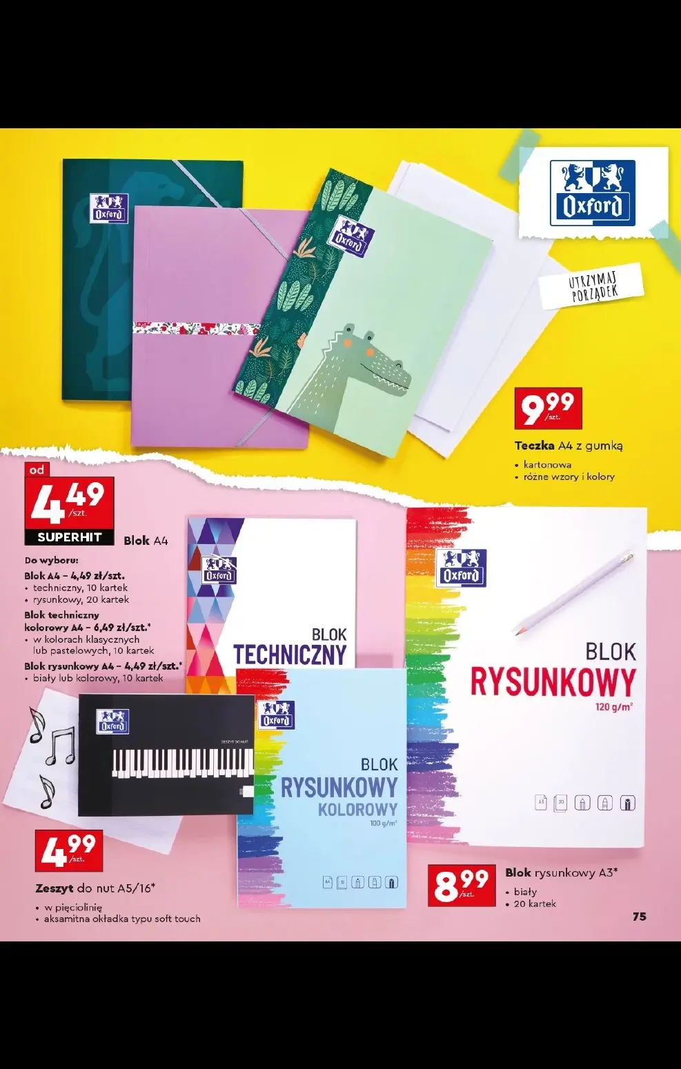 gazetka promocyjna Biedronka Złap zajawkę na wyprawkę - Strona 75