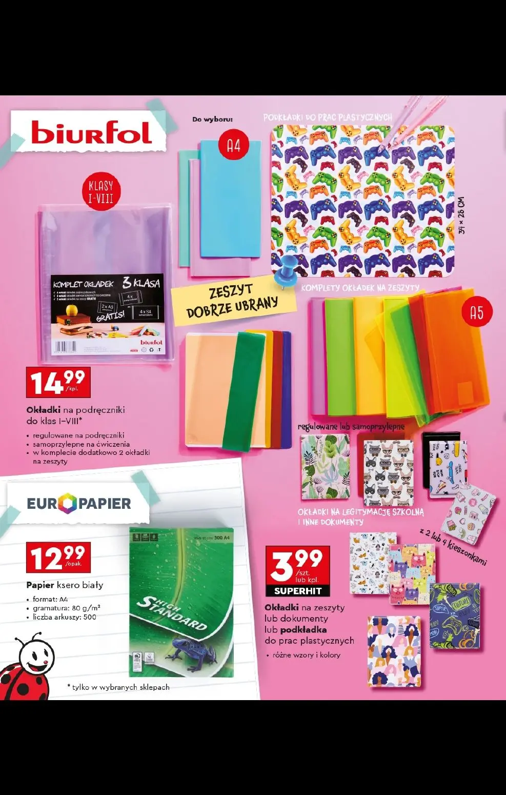 gazetka promocyjna Biedronka Złap zajawkę na wyprawkę - Strona 92