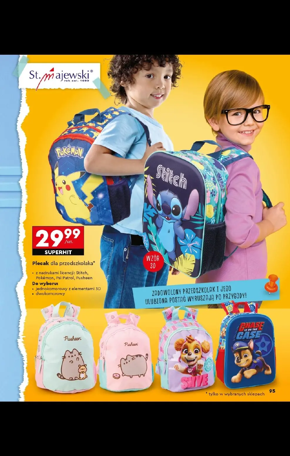 gazetka promocyjna Biedronka Złap zajawkę na wyprawkę - Strona 95