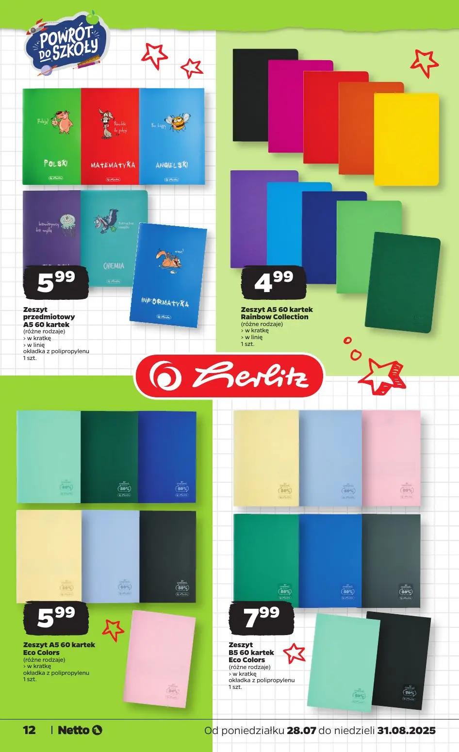 gazetka promocyjna NETTO Powrót do szkoły - Strona 12