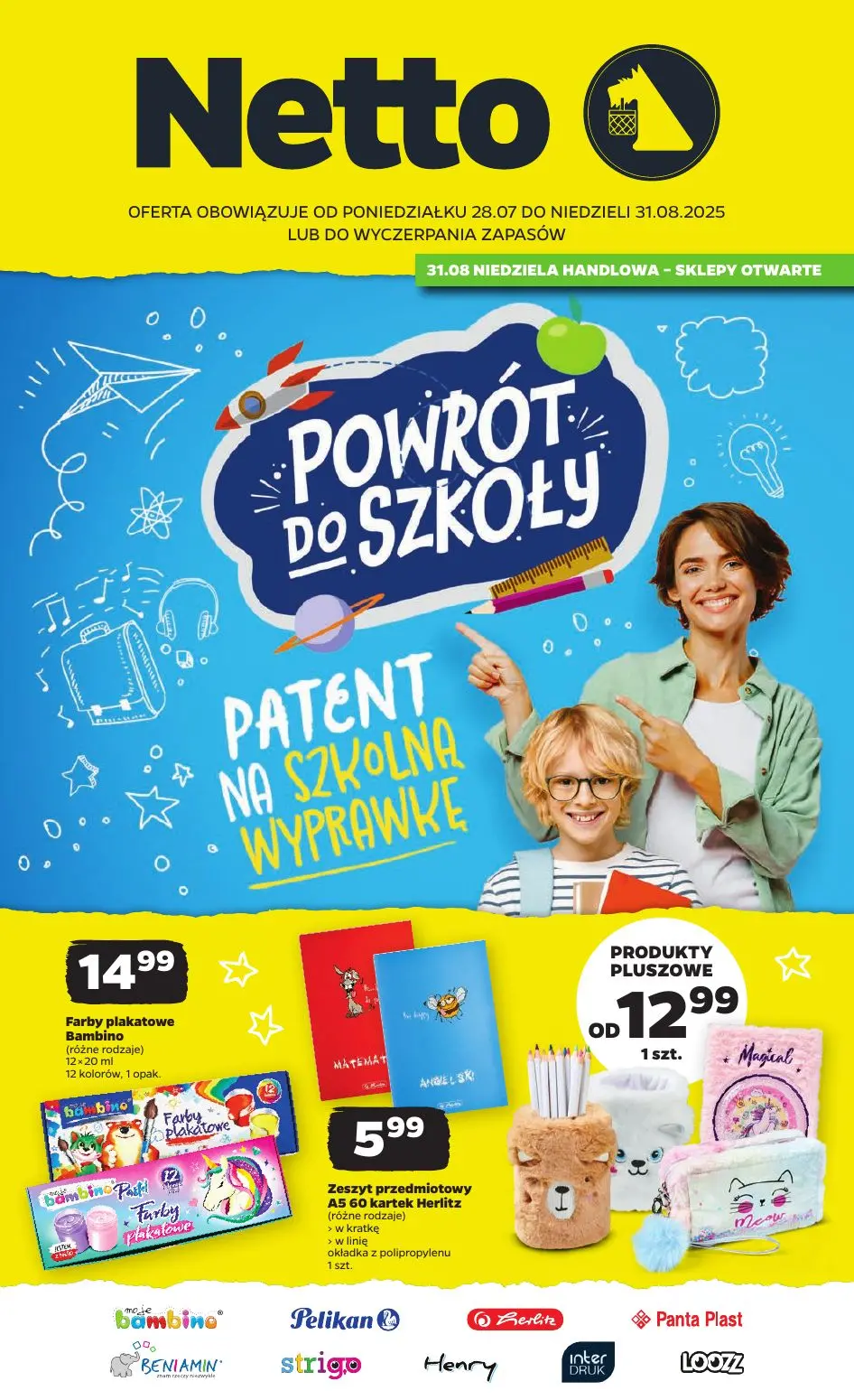 gazetka promocyjna NETTO Powrót do szkoły - Strona 1