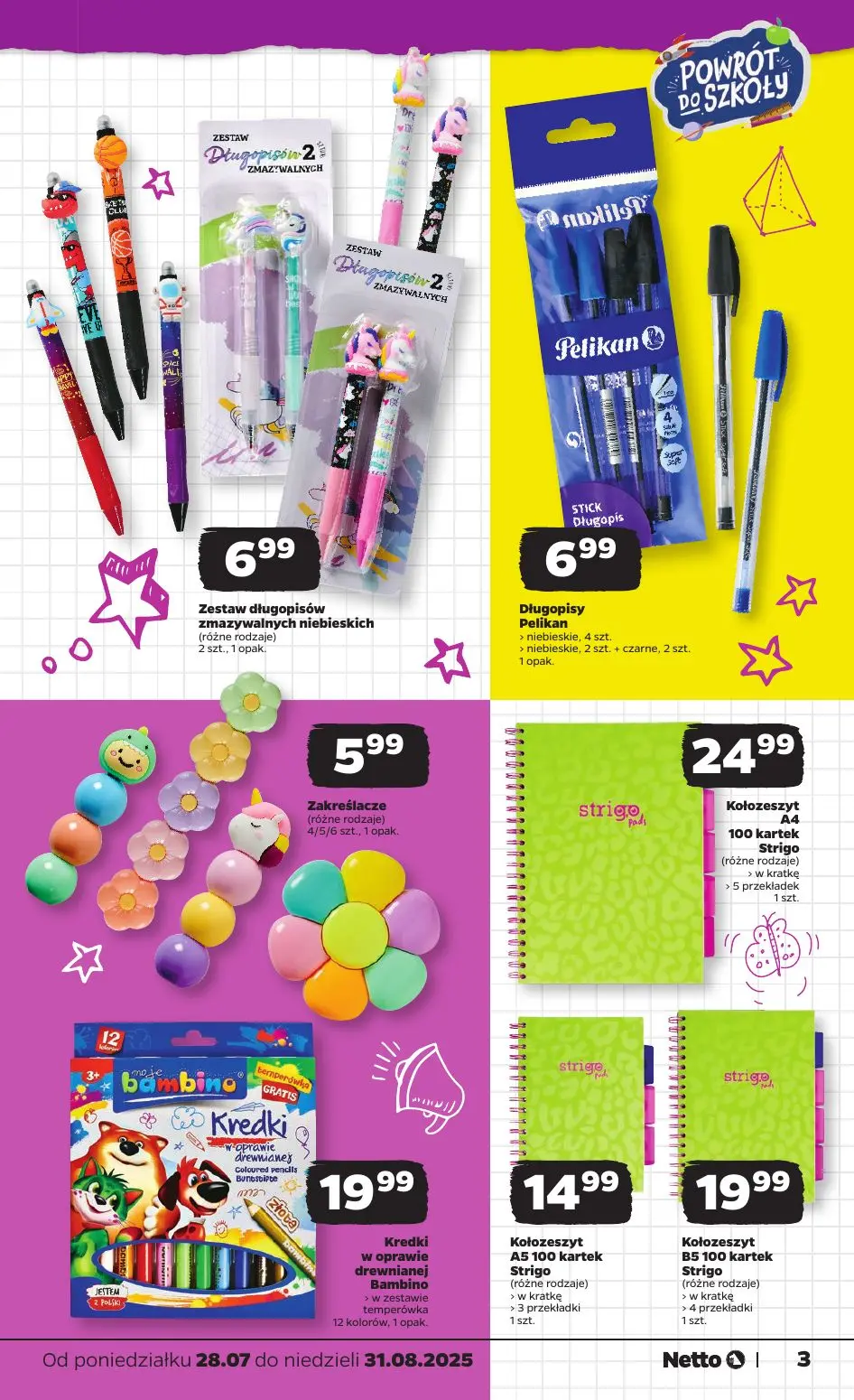 gazetka promocyjna NETTO Powrót do szkoły - Strona 3