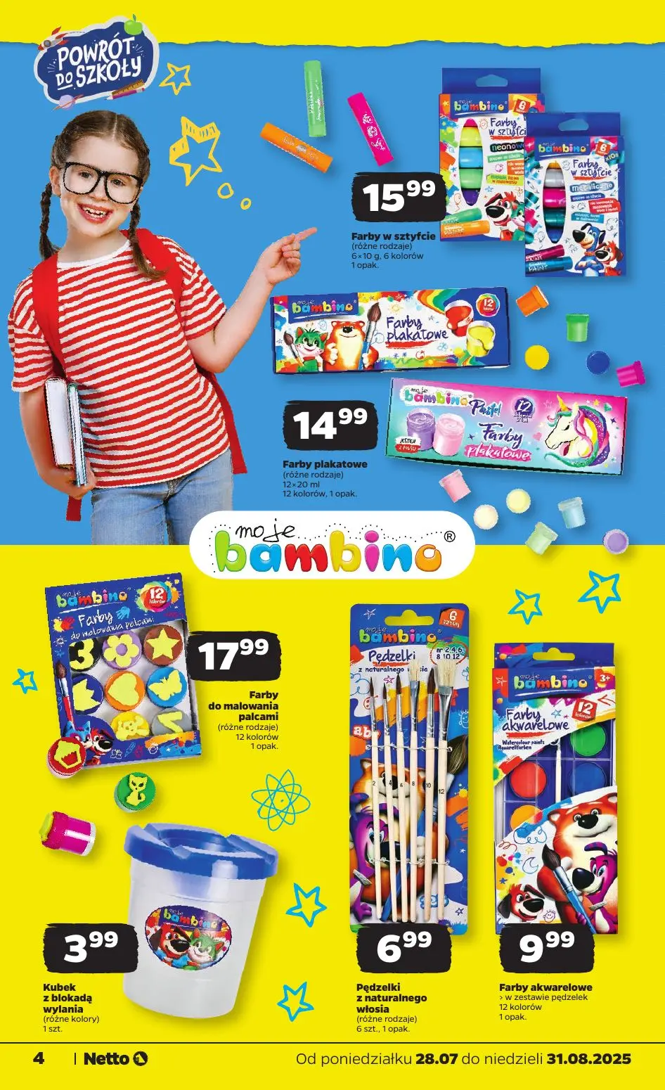 gazetka promocyjna NETTO Powrót do szkoły - Strona 4
