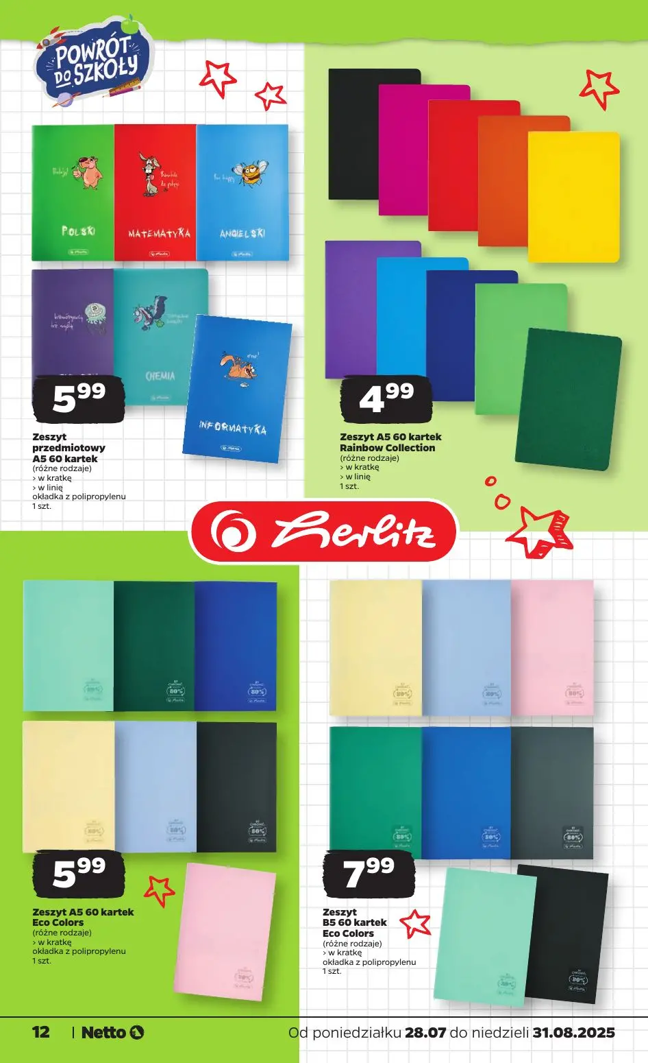 gazetka promocyjna NETTO Powrót do szkoły - Strona 12