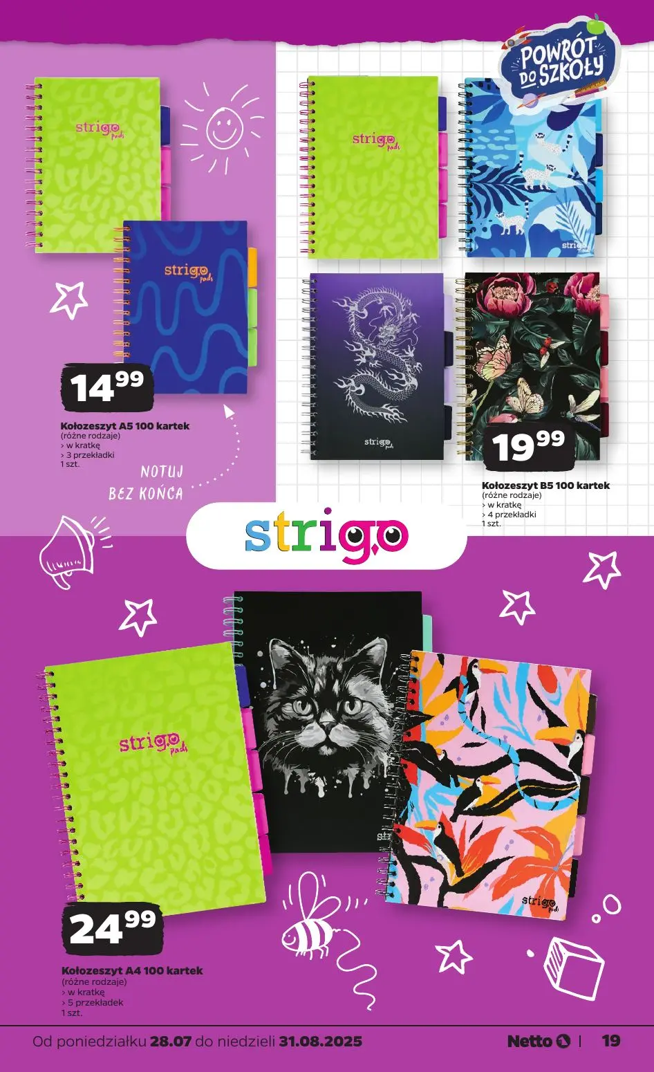 gazetka promocyjna NETTO Powrót do szkoły - Strona 19