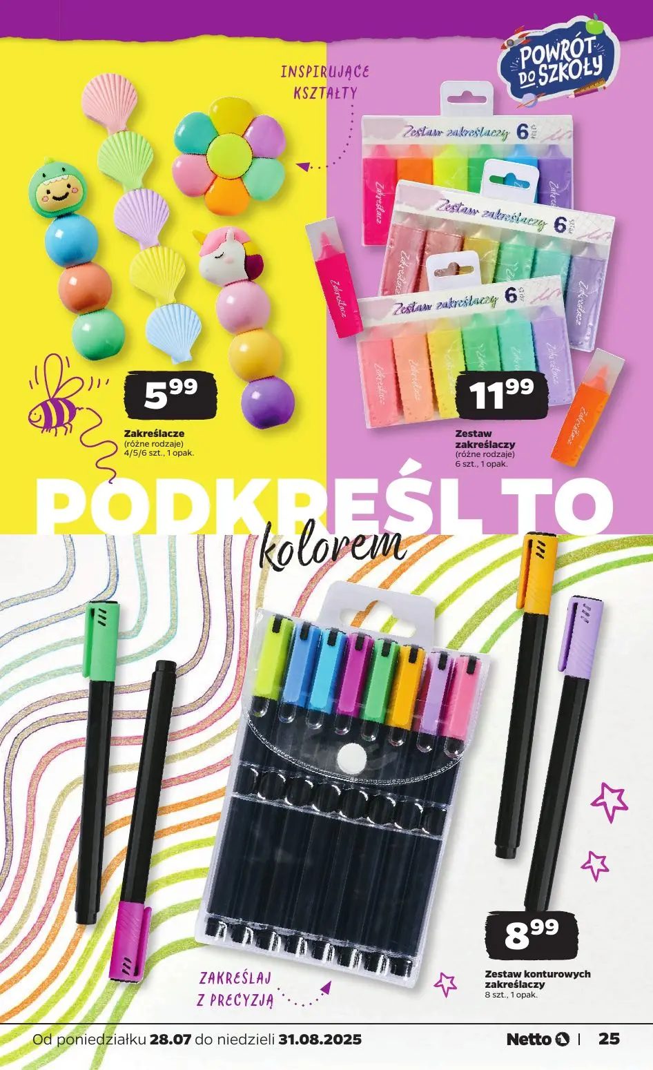gazetka promocyjna NETTO Powrót do szkoły - Strona 25