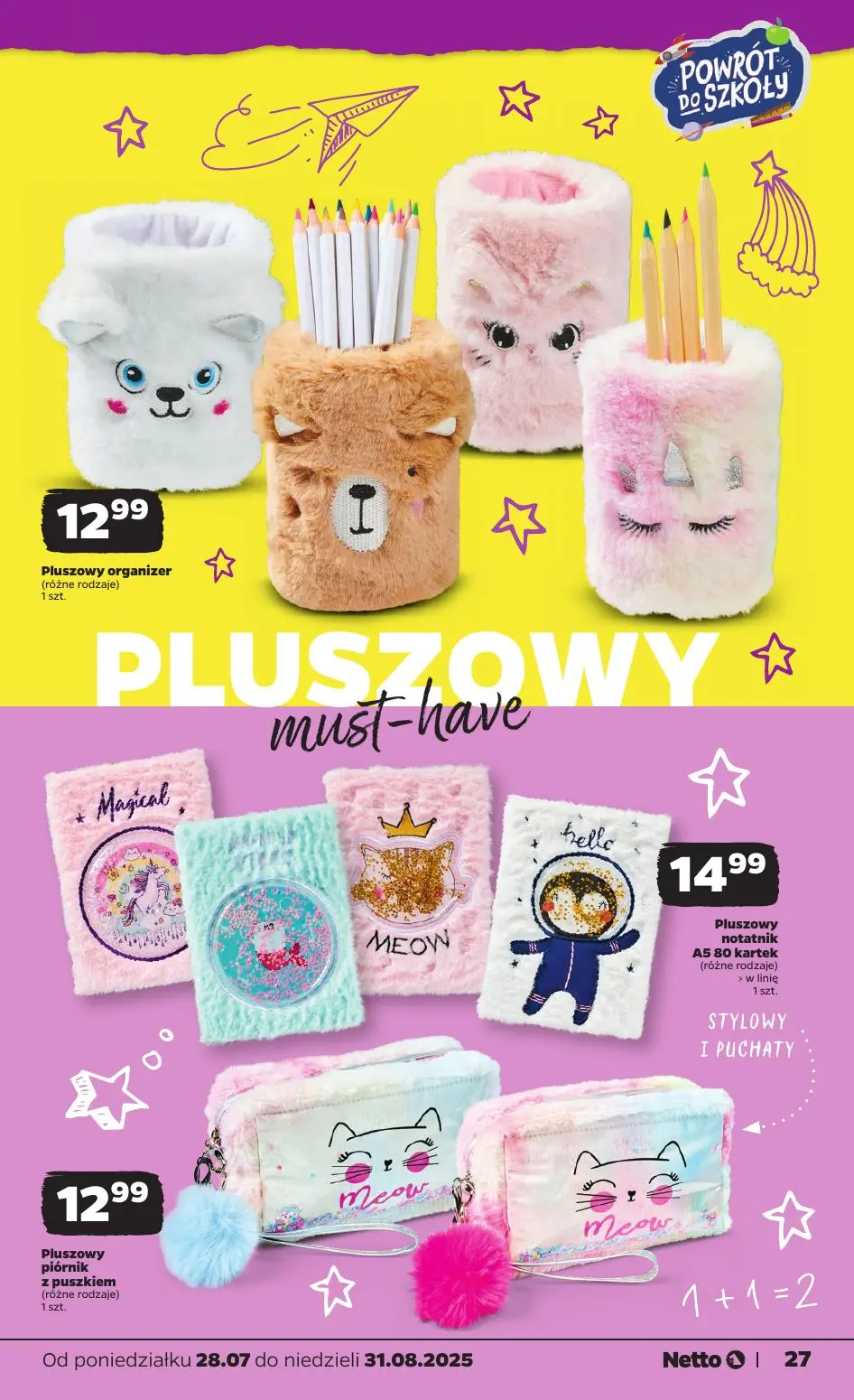 gazetka promocyjna NETTO Powrót do szkoły - Strona 27