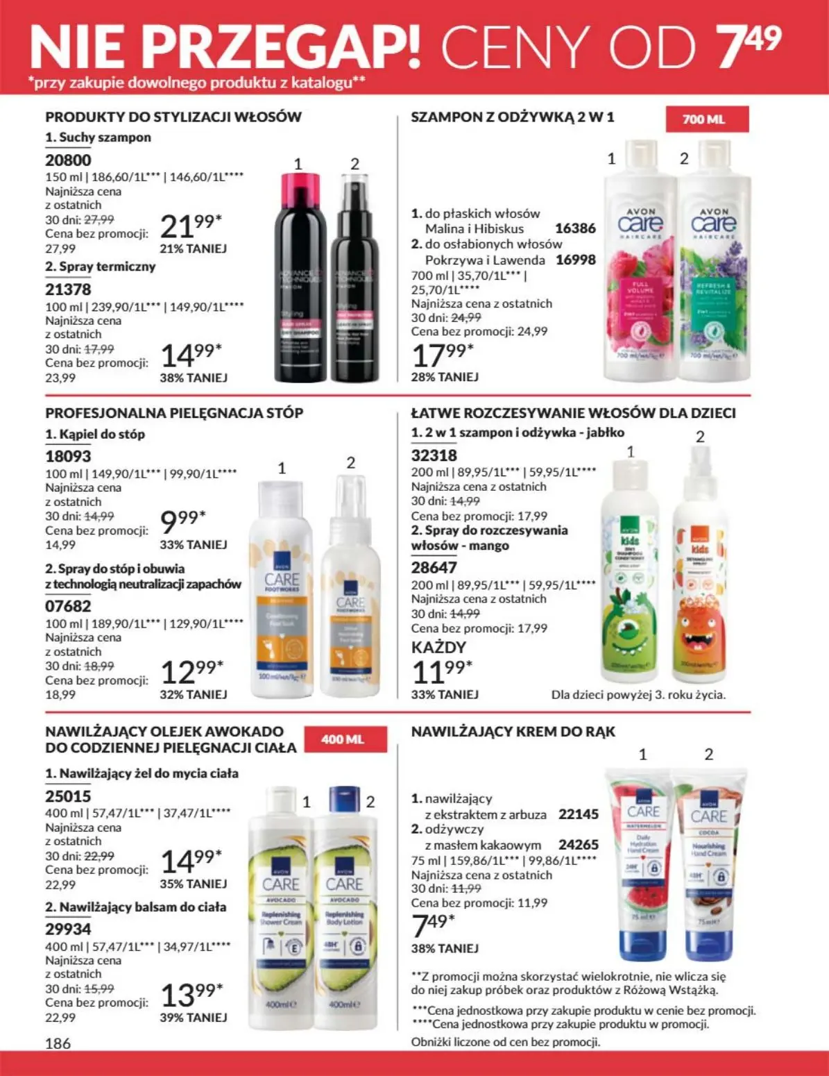 gazetka promocyjna AVON Katalog - Strona 186