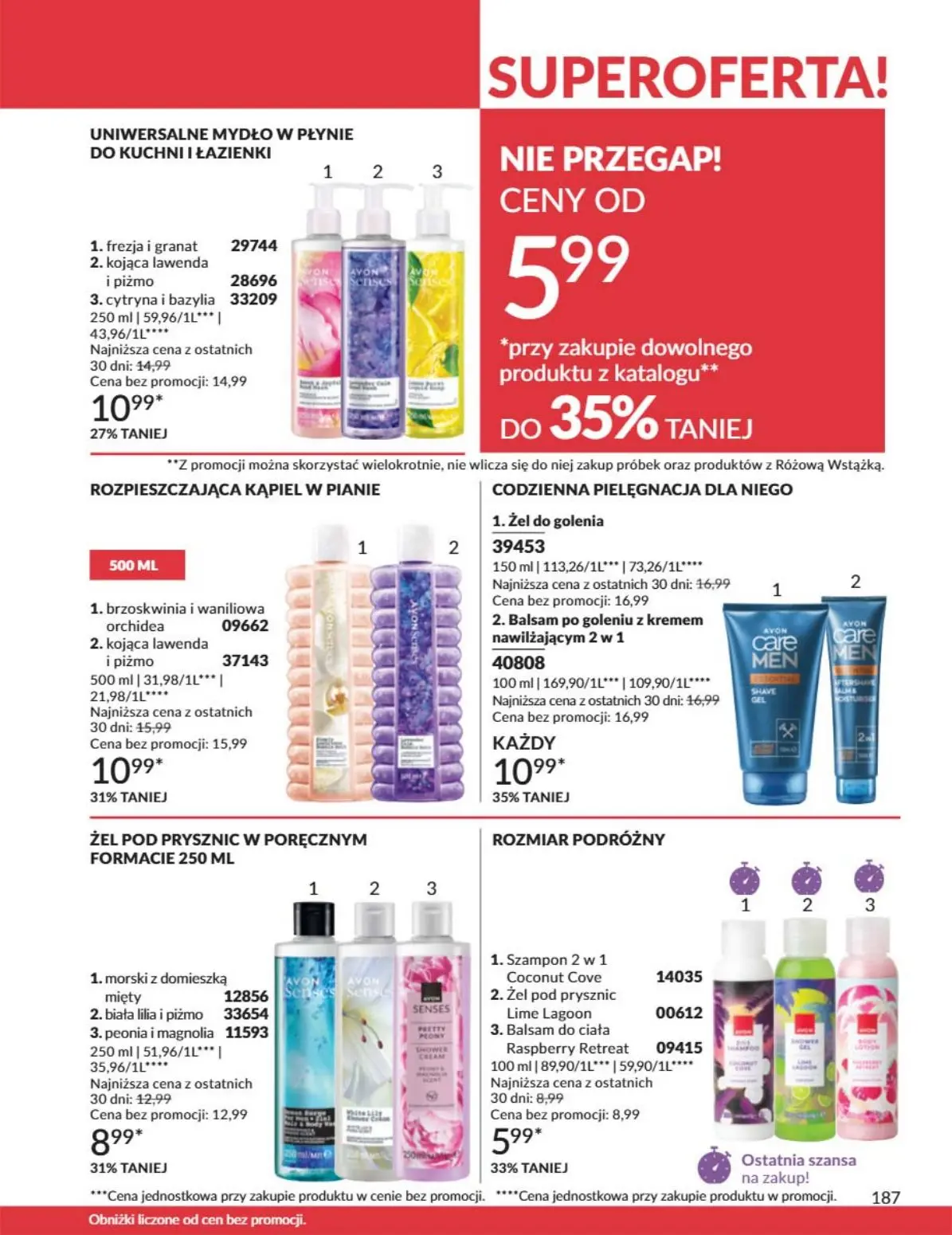 gazetka promocyjna AVON Katalog - Strona 187
