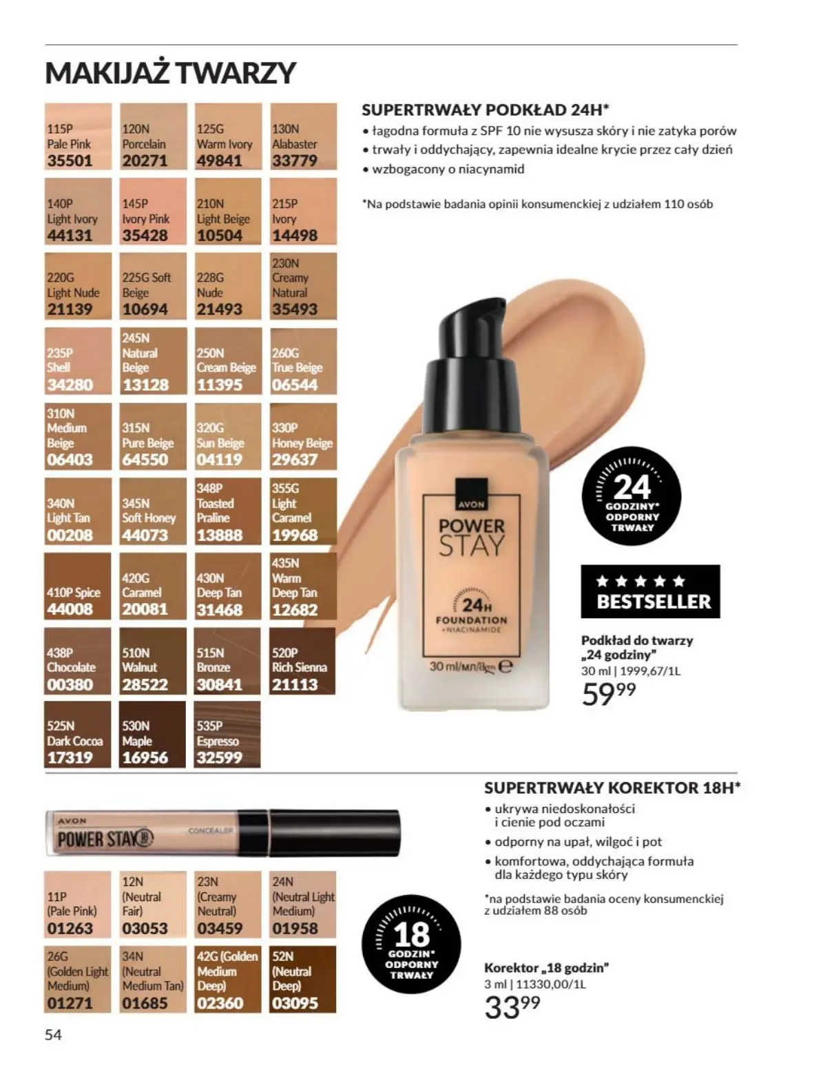 gazetka promocyjna AVON Katalog - Strona 54
