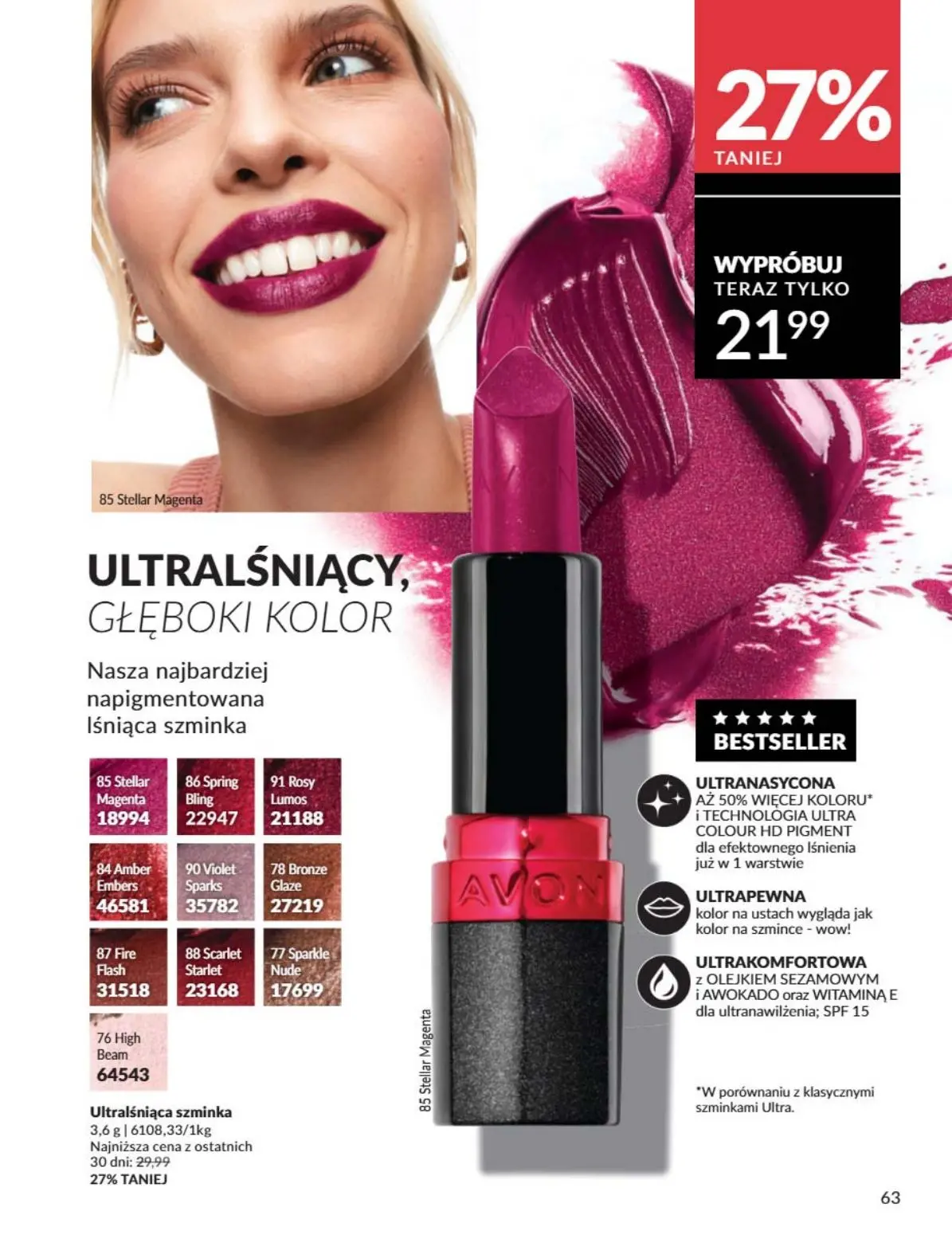 gazetka promocyjna AVON Katalog - Strona 63