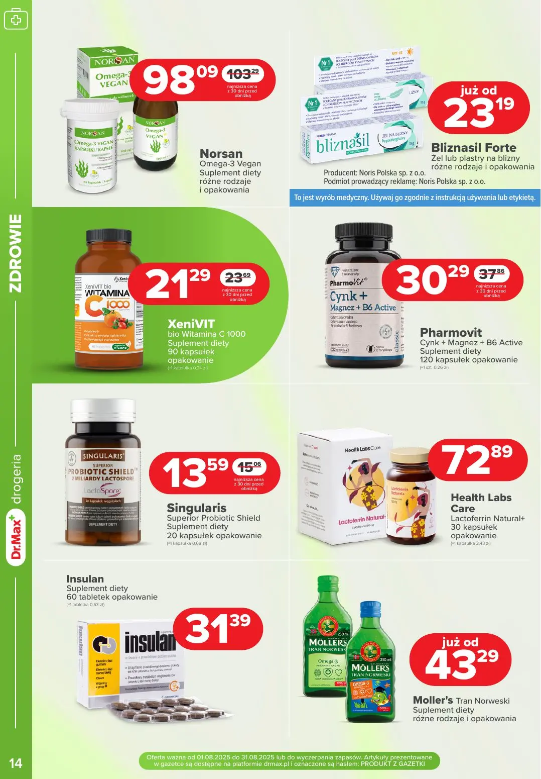 gazetka promocyjna Dr.Max Drogeria Drogeria - Strona 14