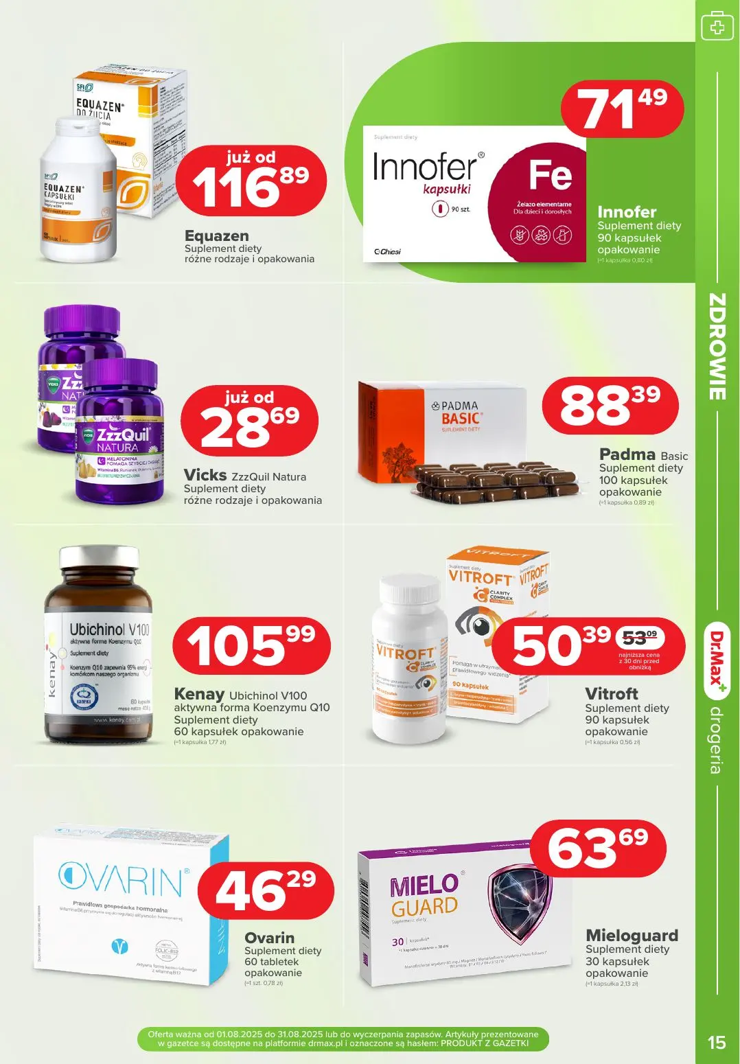 gazetka promocyjna Dr.Max Drogeria Drogeria - Strona 15