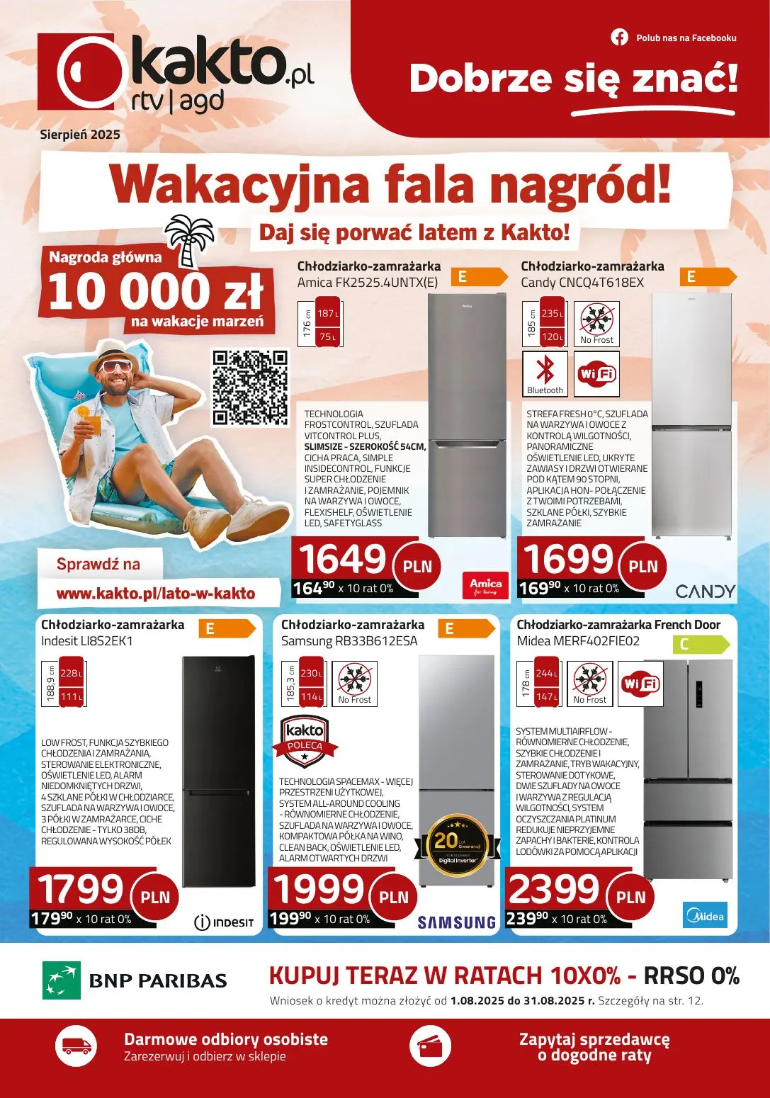 gazetka promocyjna kakto.pl Wakacyjna fala nagród! - Strona 1