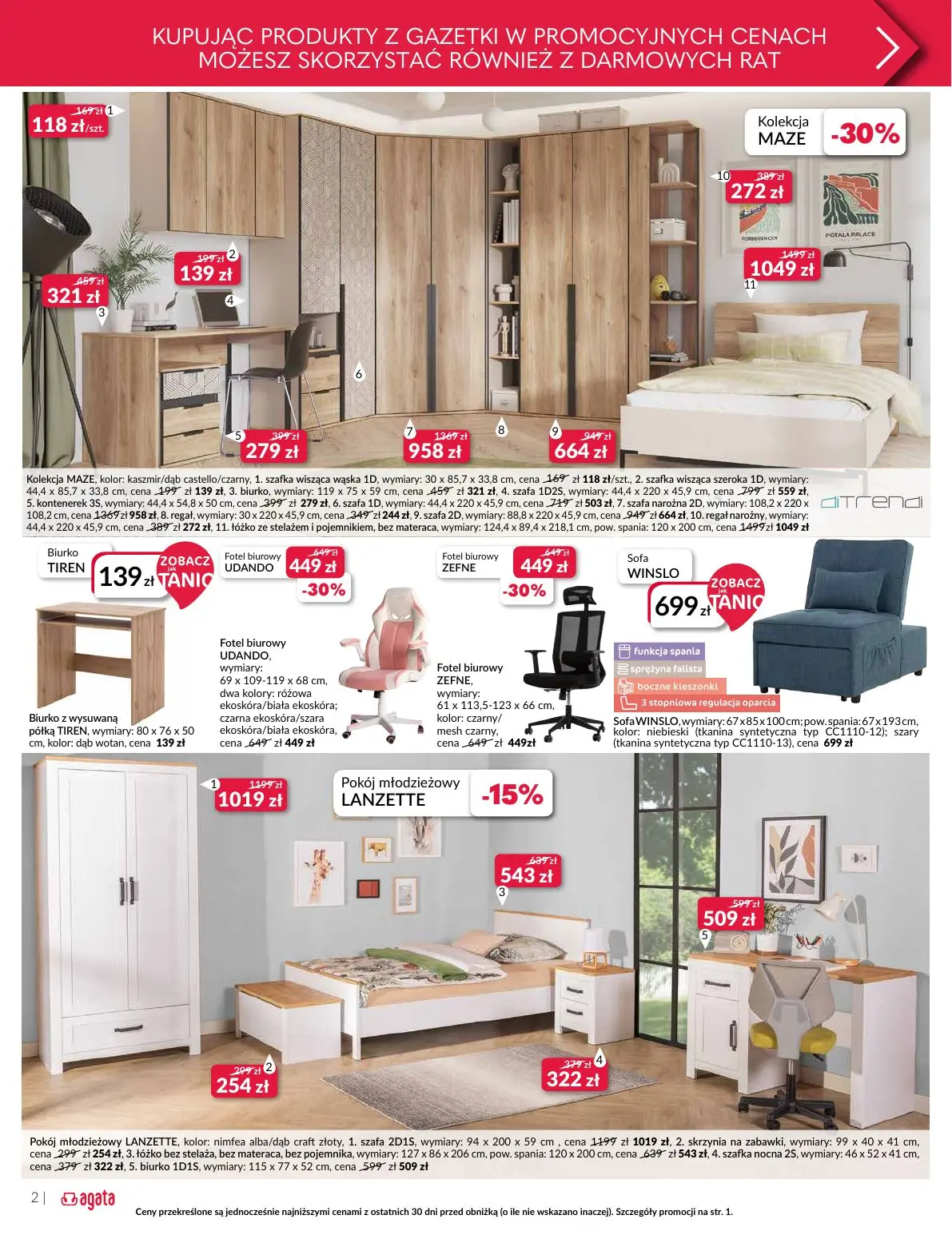 gazetka promocyjna Agata Witaj szkoło! - Strona 2