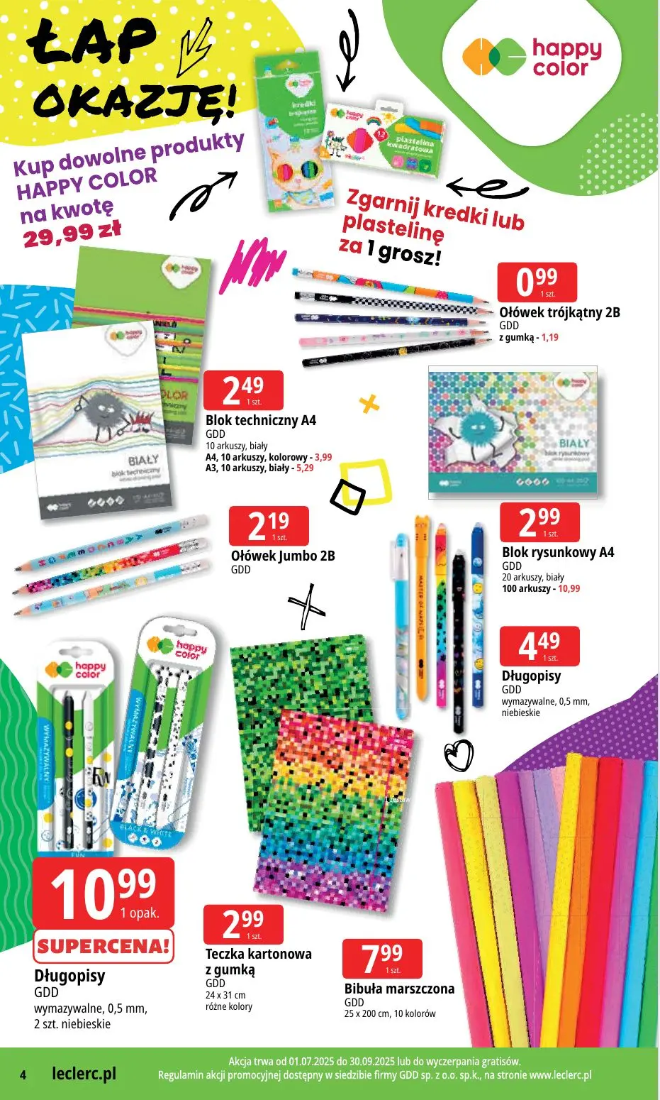 gazetka promocyjna E.Leclerc Szkoła z klasą! - Strona 4