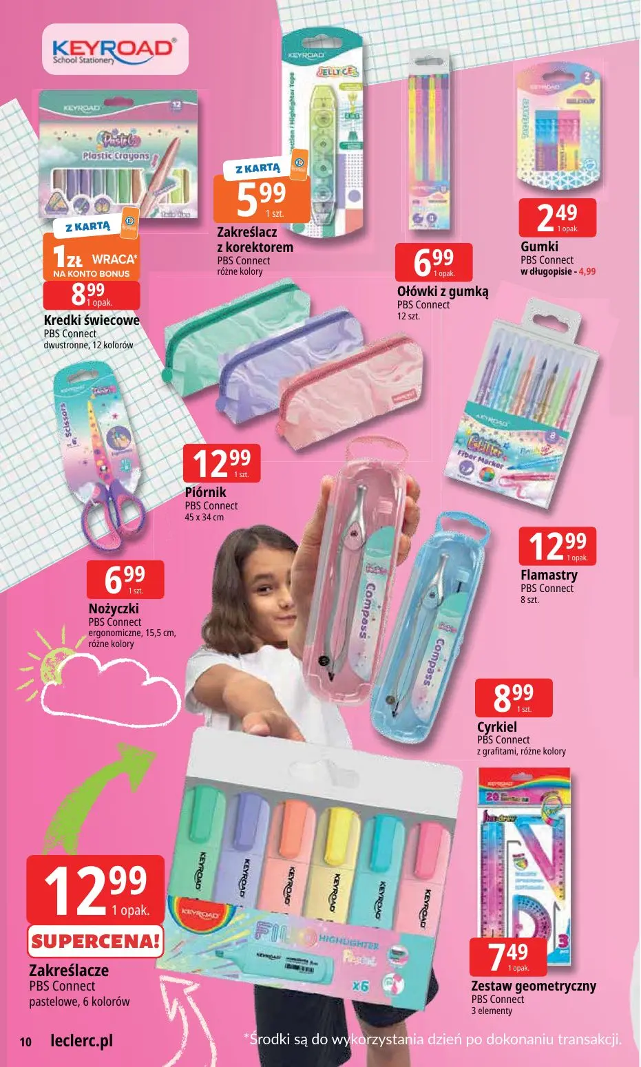 gazetka promocyjna E.Leclerc Szkoła z klasą! - Strona 10