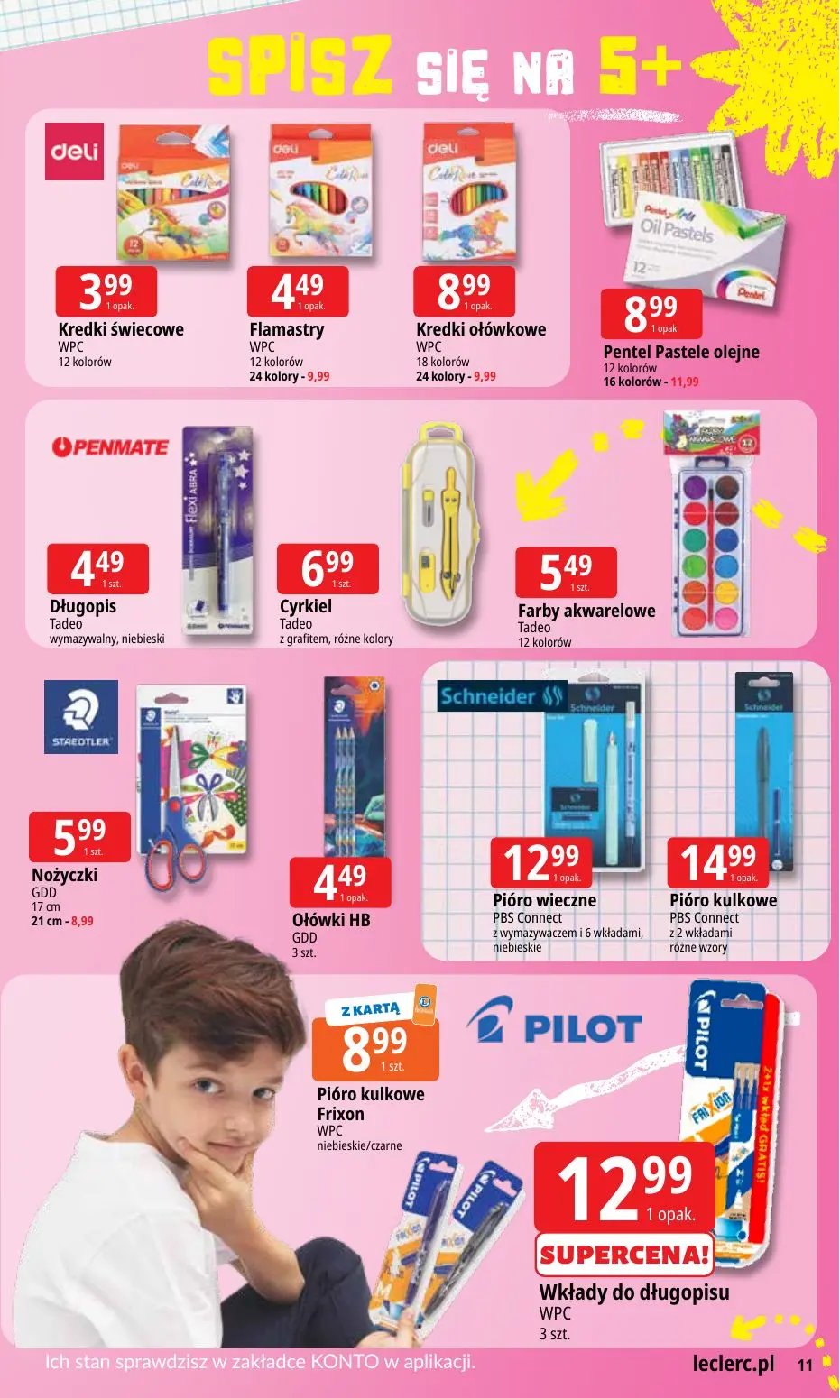 gazetka promocyjna E.Leclerc Szkoła z klasą! - Strona 11