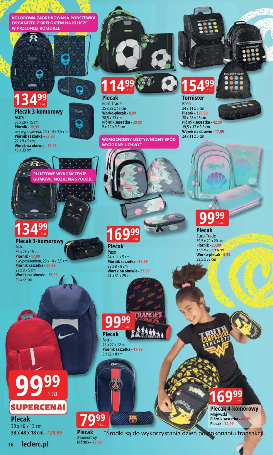 gazetka promocyjna E.Leclerc Szkoła z klasą! - Strona 16