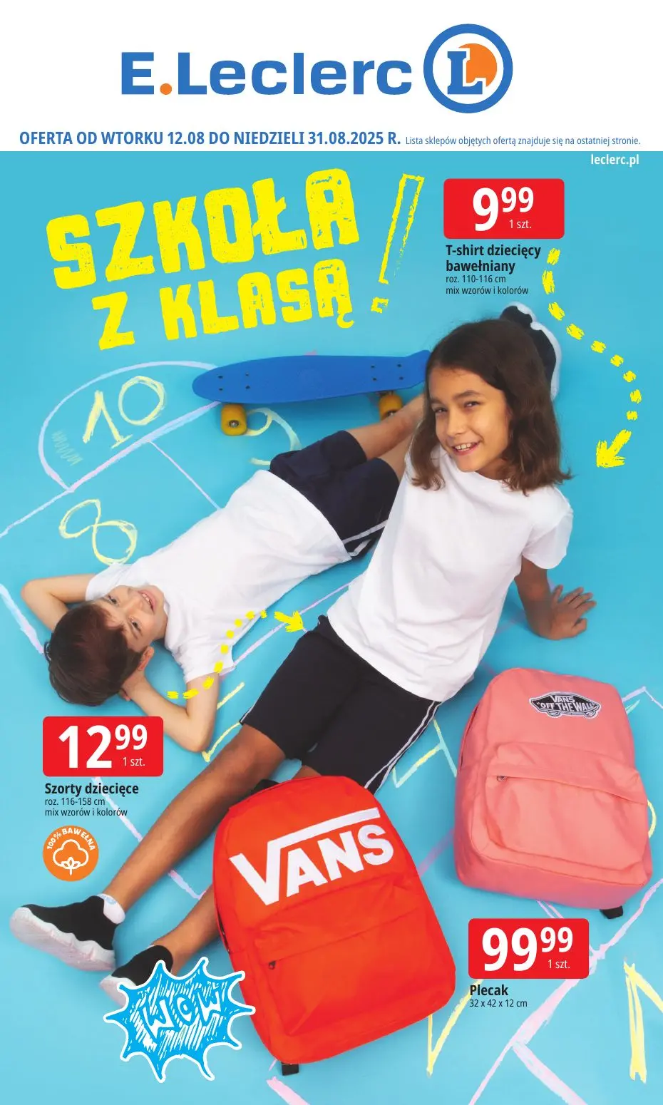 gazetka promocyjna E.Leclerc Szkoła z klasą! Oferta rozszerzona - Strona 1