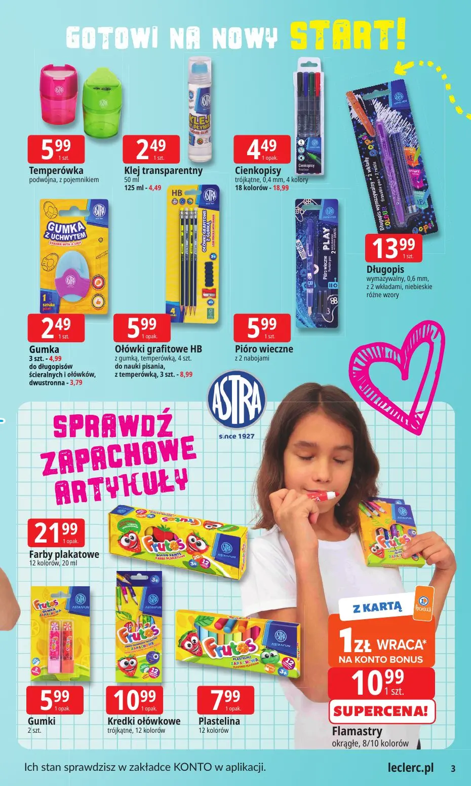 gazetka promocyjna E.Leclerc Szkoła z klasą! Oferta rozszerzona - Strona 3