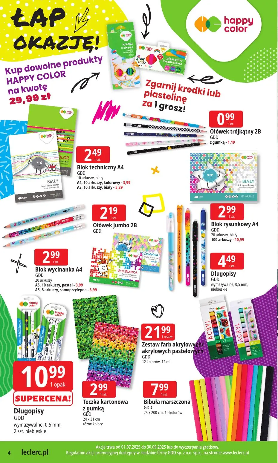 gazetka promocyjna E.Leclerc Szkoła z klasą! Oferta rozszerzona - Strona 4