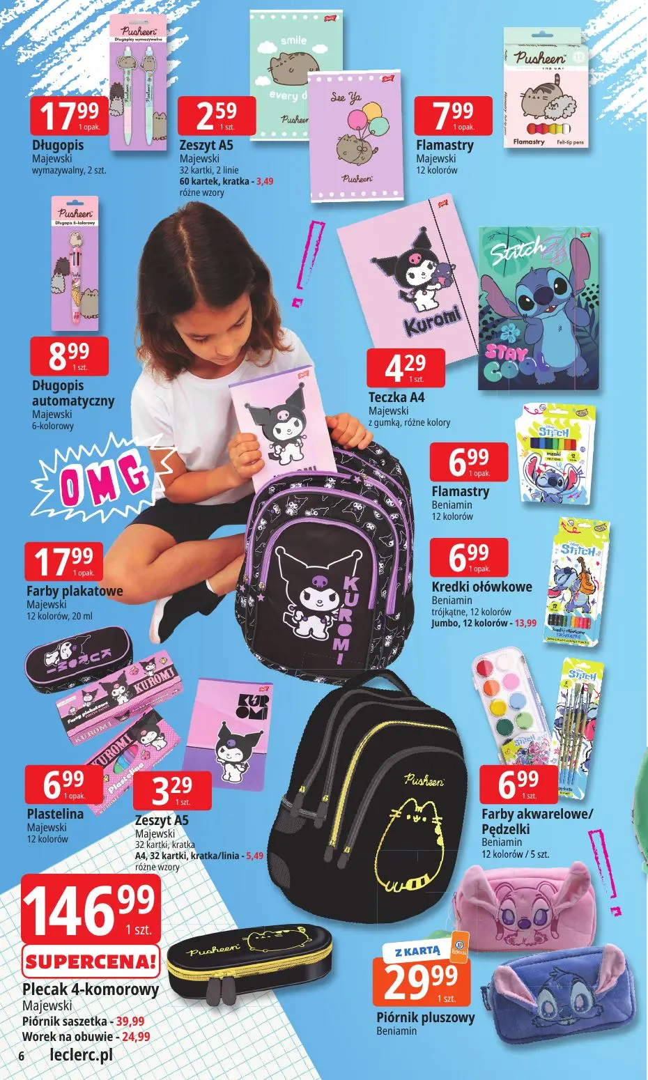 gazetka promocyjna E.Leclerc Szkoła z klasą! Oferta rozszerzona - Strona 6