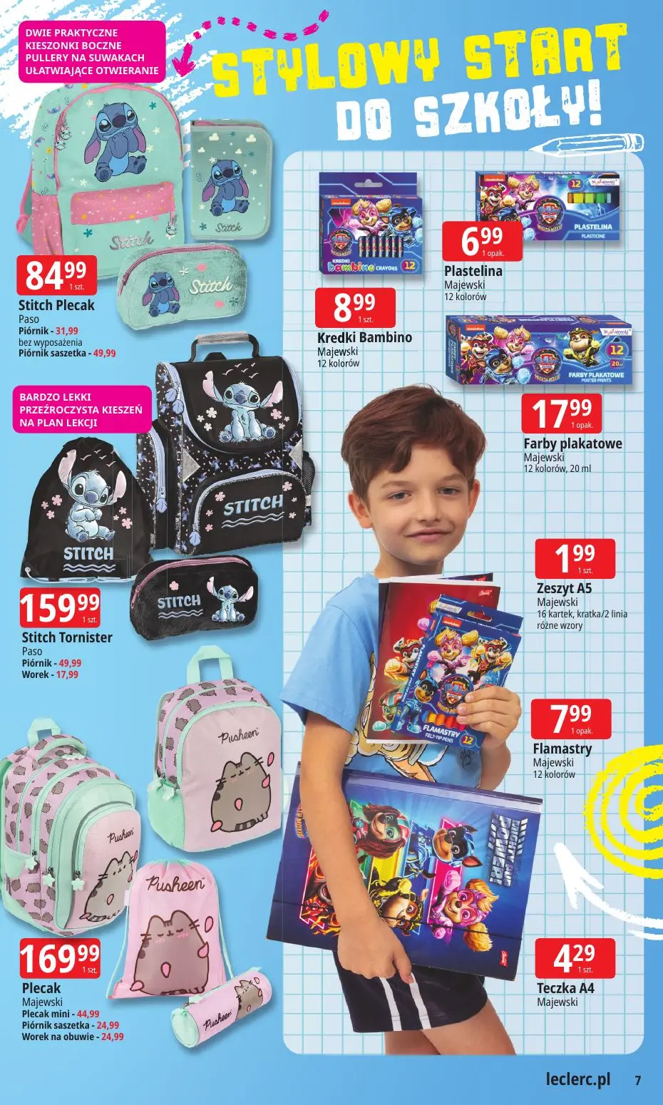 gazetka promocyjna E.Leclerc Szkoła z klasą! Oferta rozszerzona - Strona 7