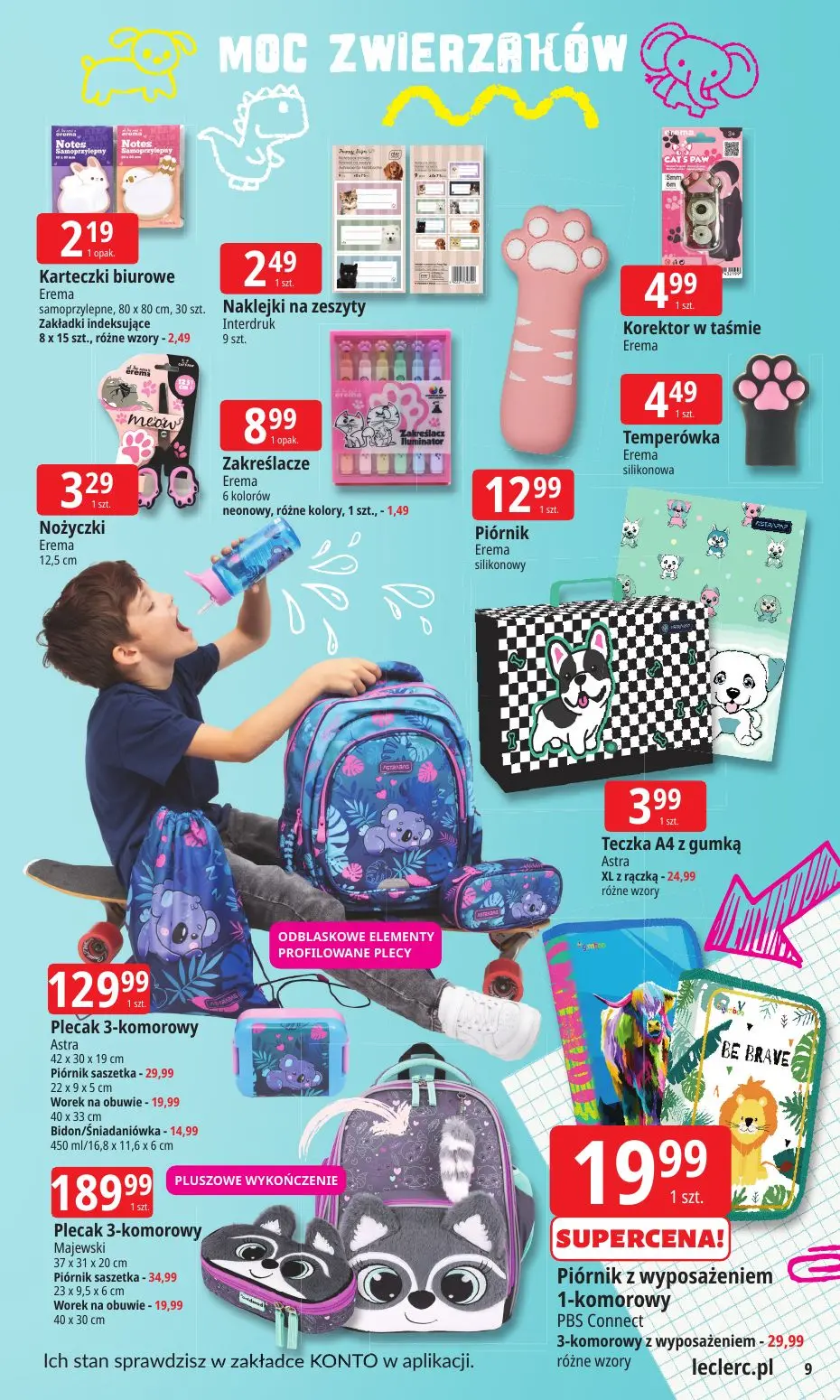 gazetka promocyjna E.Leclerc Szkoła z klasą! Oferta rozszerzona - Strona 9