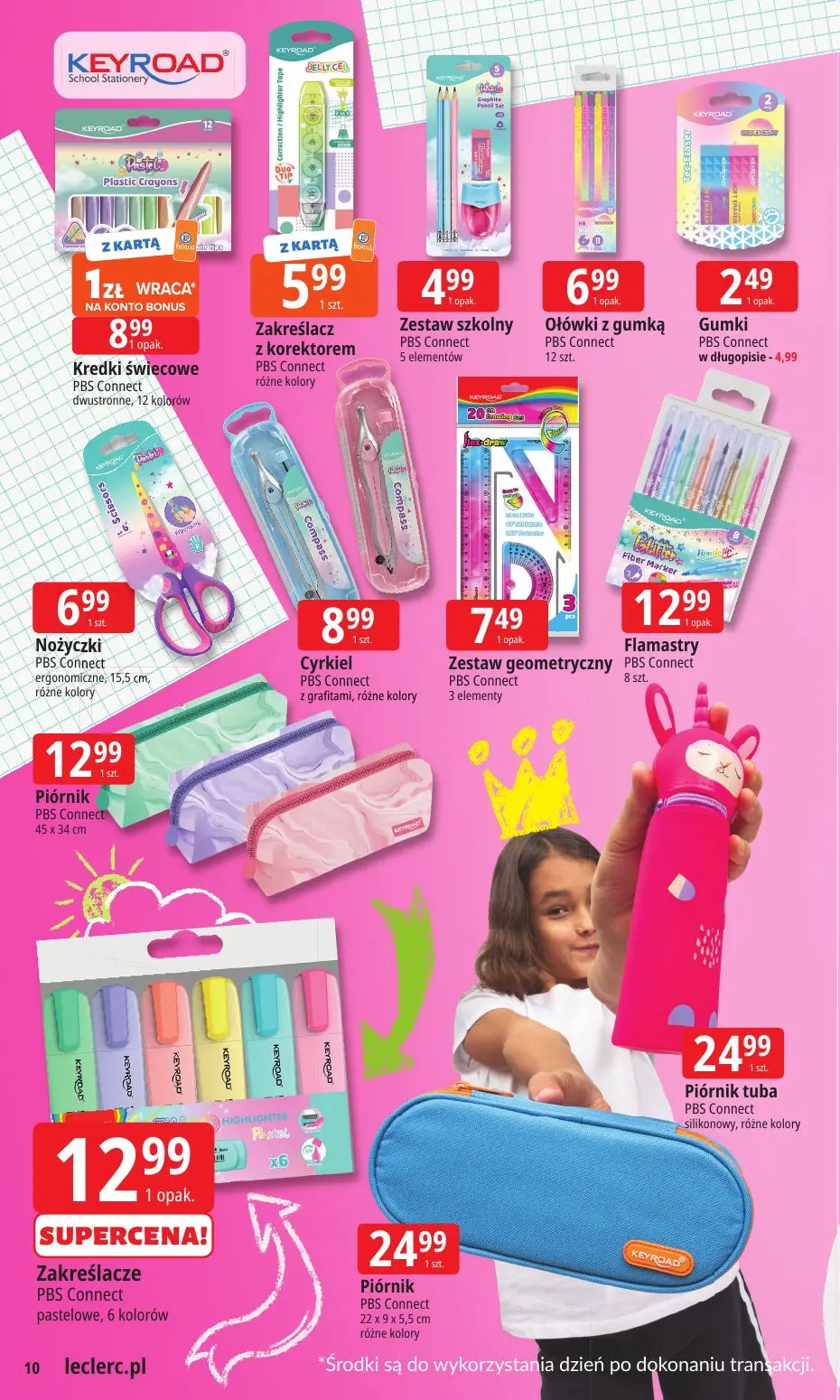 gazetka promocyjna E.Leclerc Szkoła z klasą! Oferta rozszerzona - Strona 10
