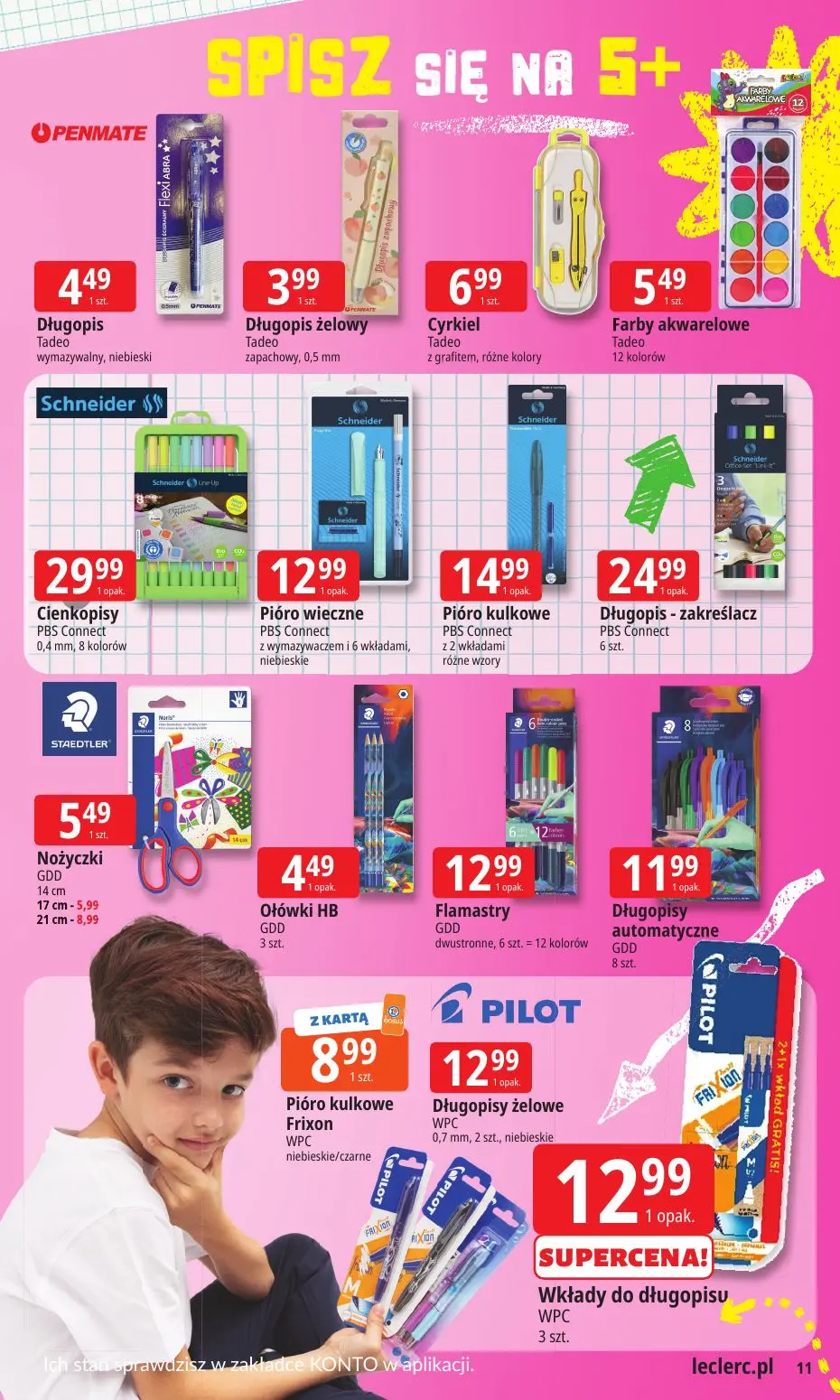 gazetka promocyjna E.Leclerc Szkoła z klasą! Oferta rozszerzona - Strona 11