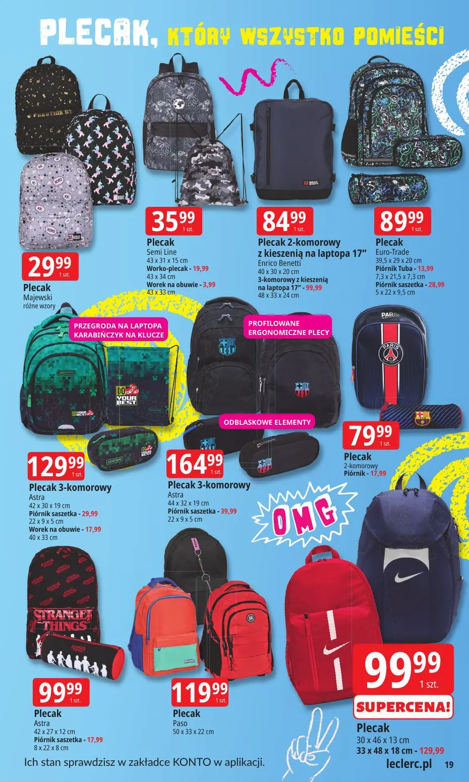 gazetka promocyjna E.Leclerc Szkoła z klasą! Oferta rozszerzona - Strona 19