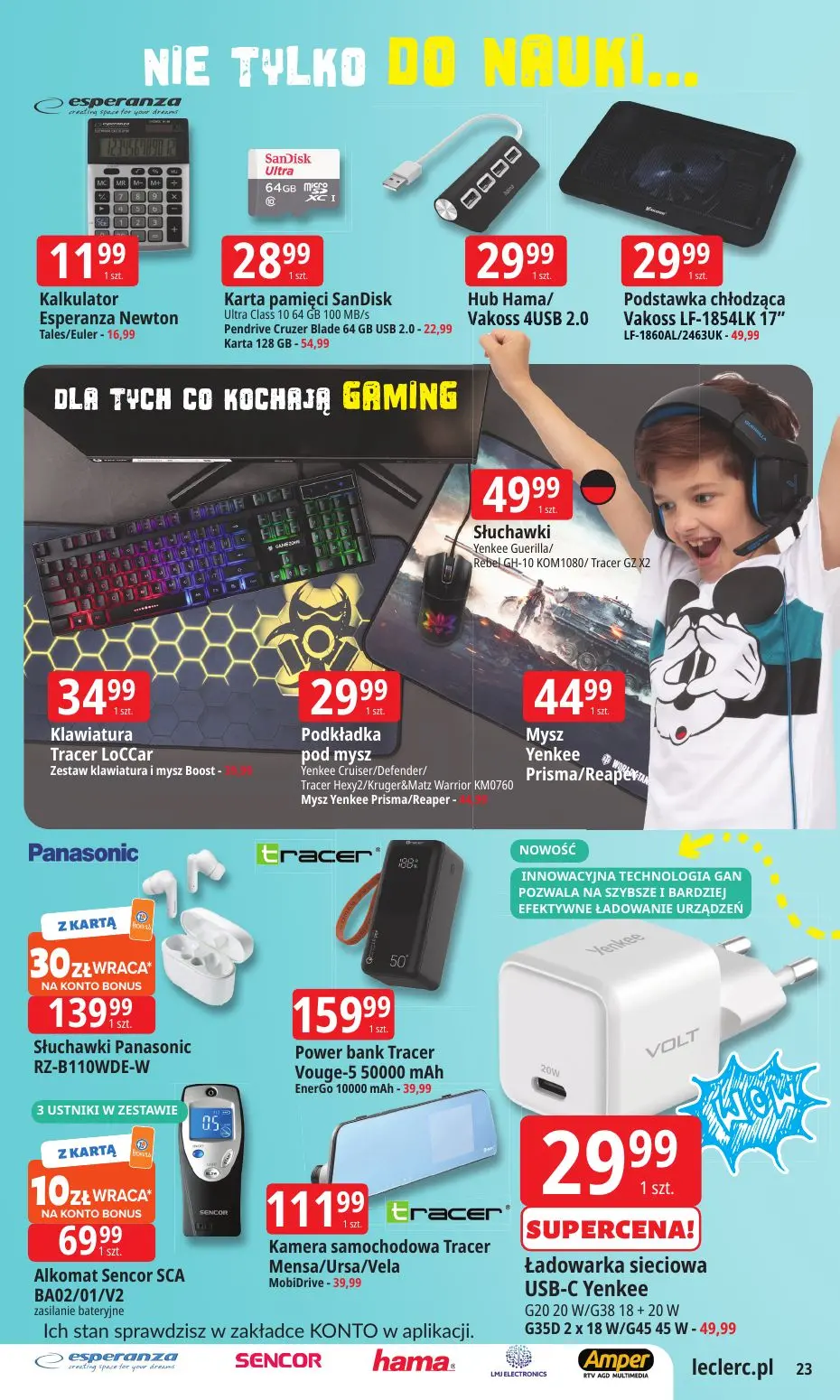 gazetka promocyjna E.Leclerc Szkoła z klasą! Oferta rozszerzona - Strona 23