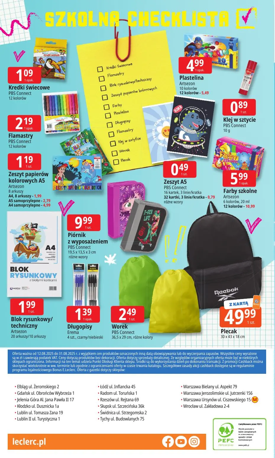 gazetka promocyjna E.Leclerc Szkoła z klasą! Oferta rozszerzona - Strona 32