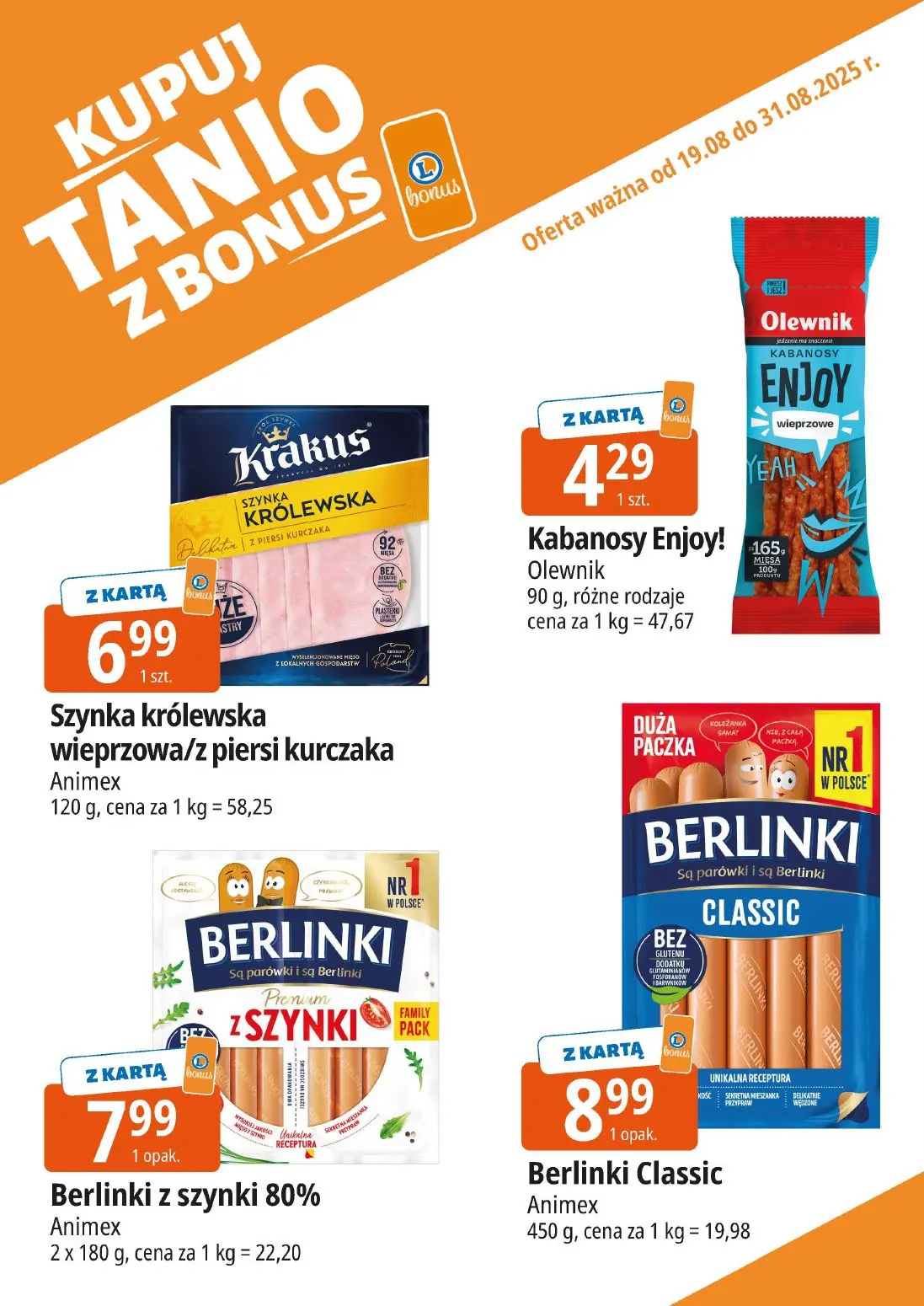 gazetka promocyjna E.Leclerc Bonus skanujesz kasę zyskujesz! - Strona 7