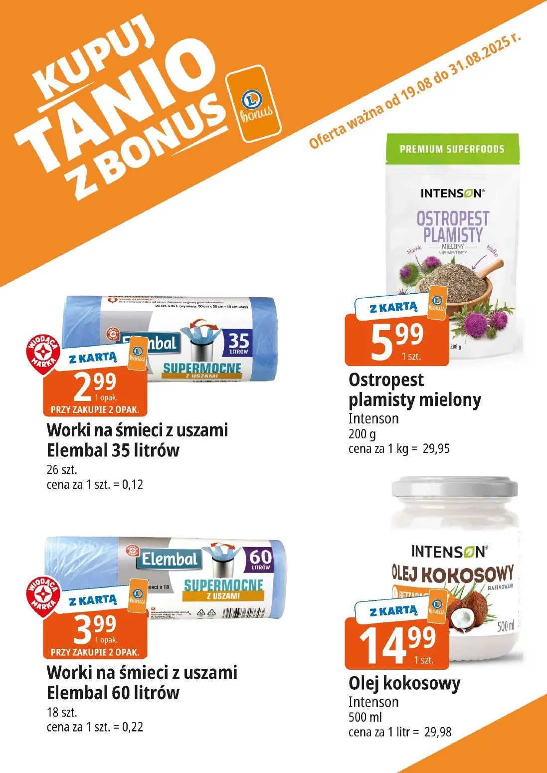 gazetka promocyjna E.Leclerc Bonus skanujesz kasę zyskujesz! - Strona 11