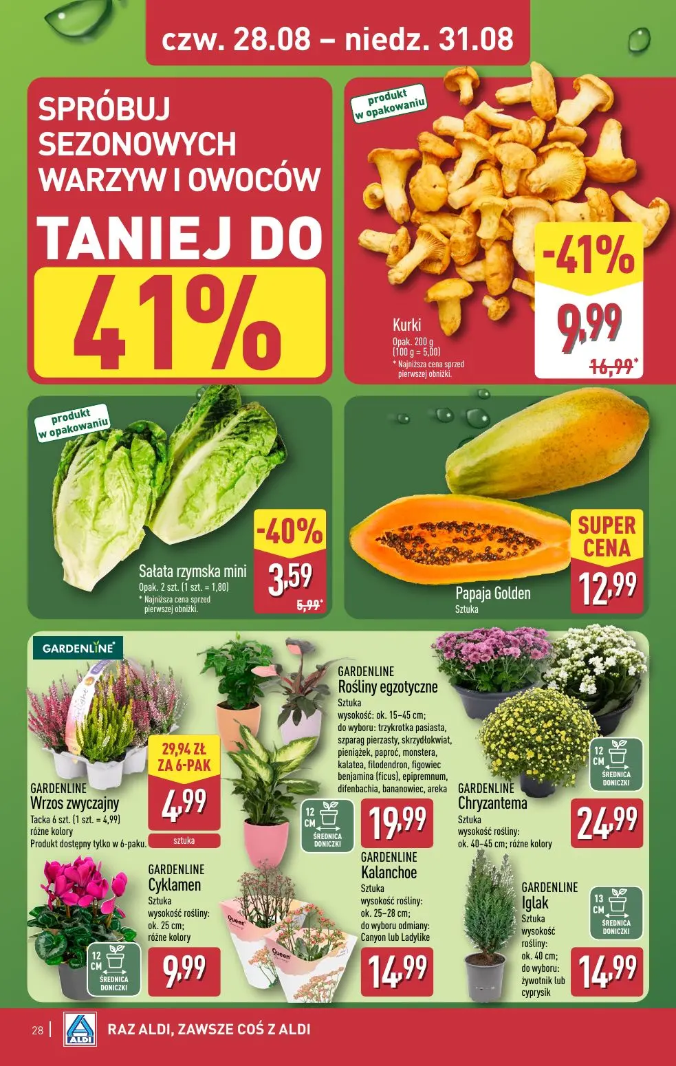 gazetka promocyjna ALDI Raz ALDI, zawsze coś z ALDI - Strona 28